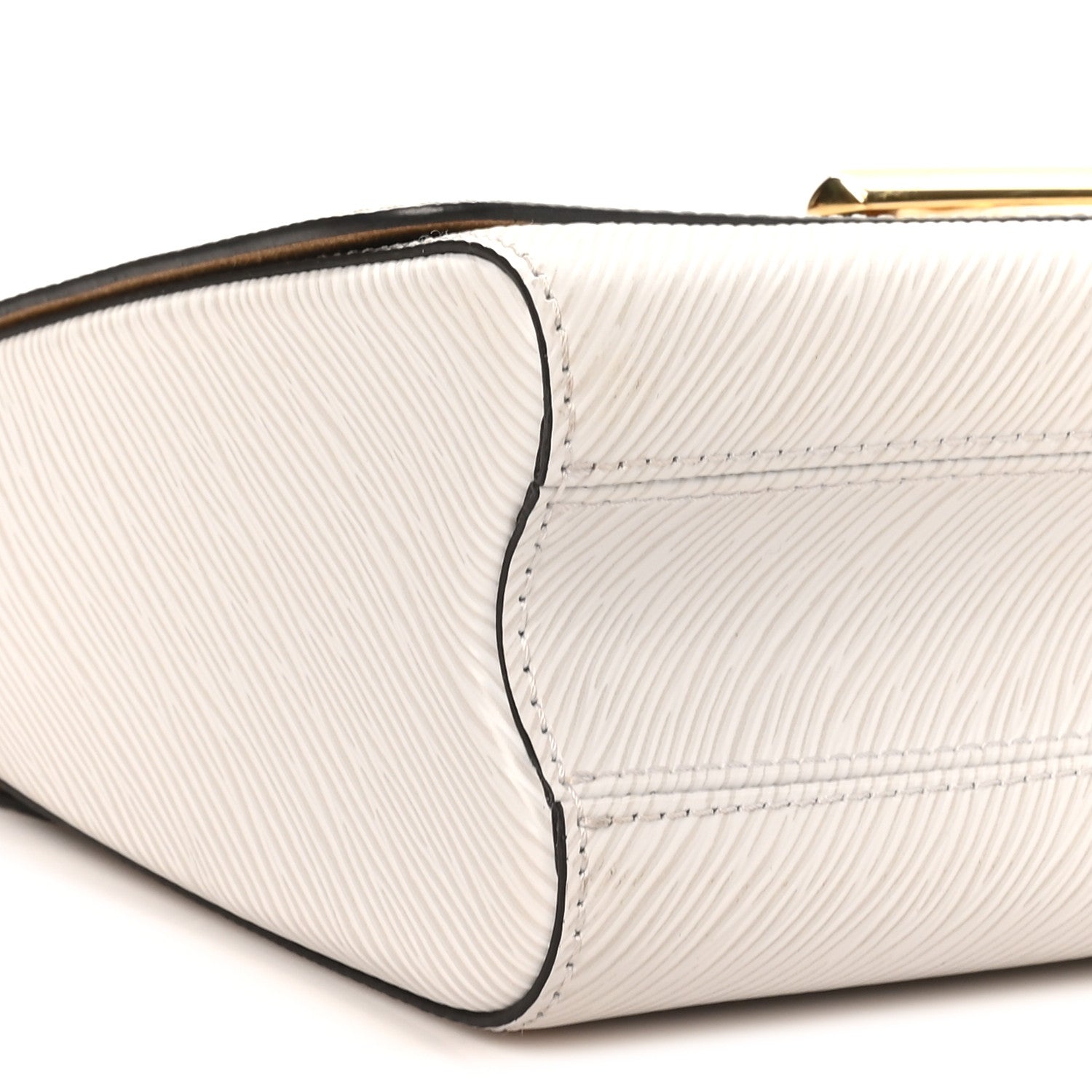 Epi Twist Shoulder Bag MM White