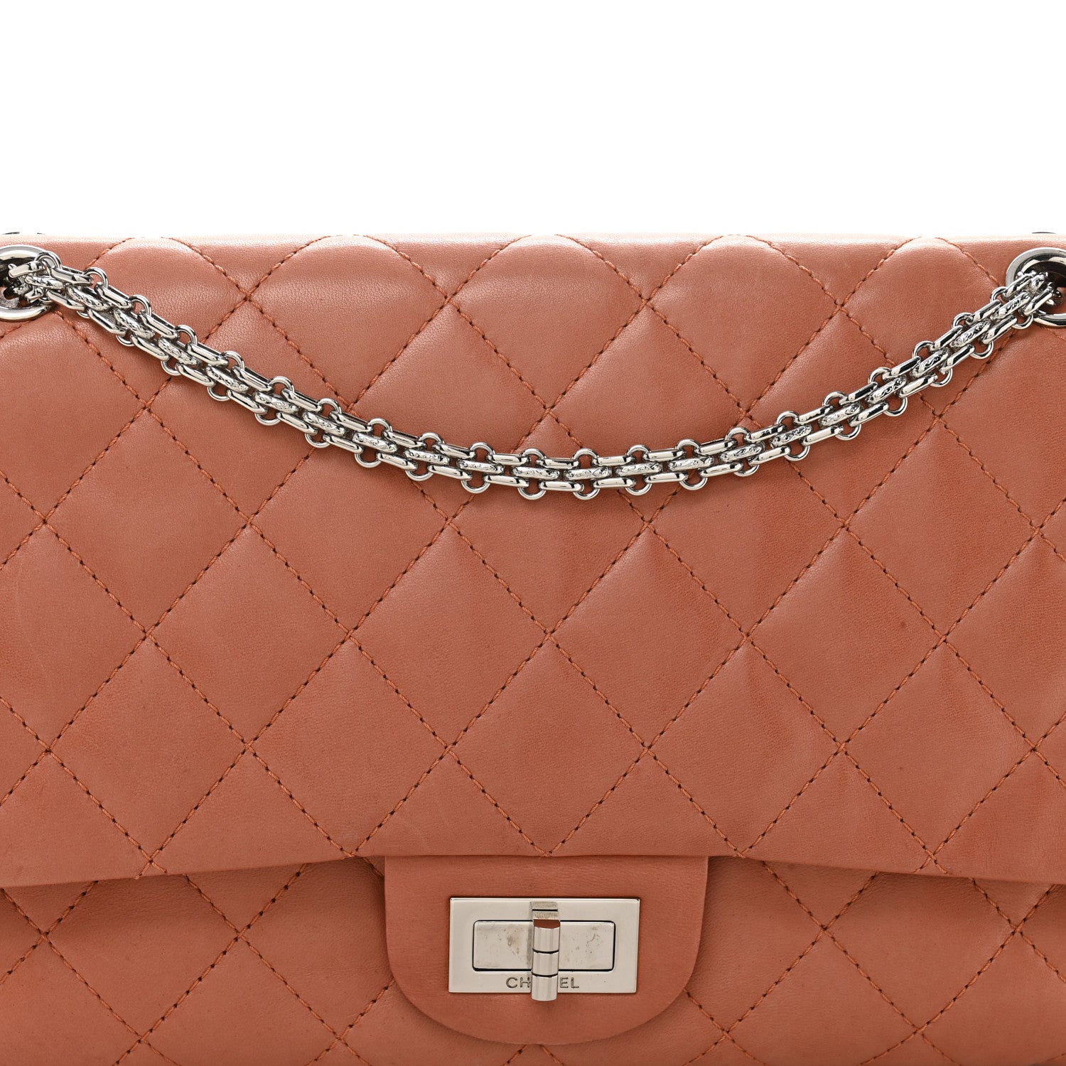 Lambskin Quilted 2.55 Reissue 226 Flap Dark Beige