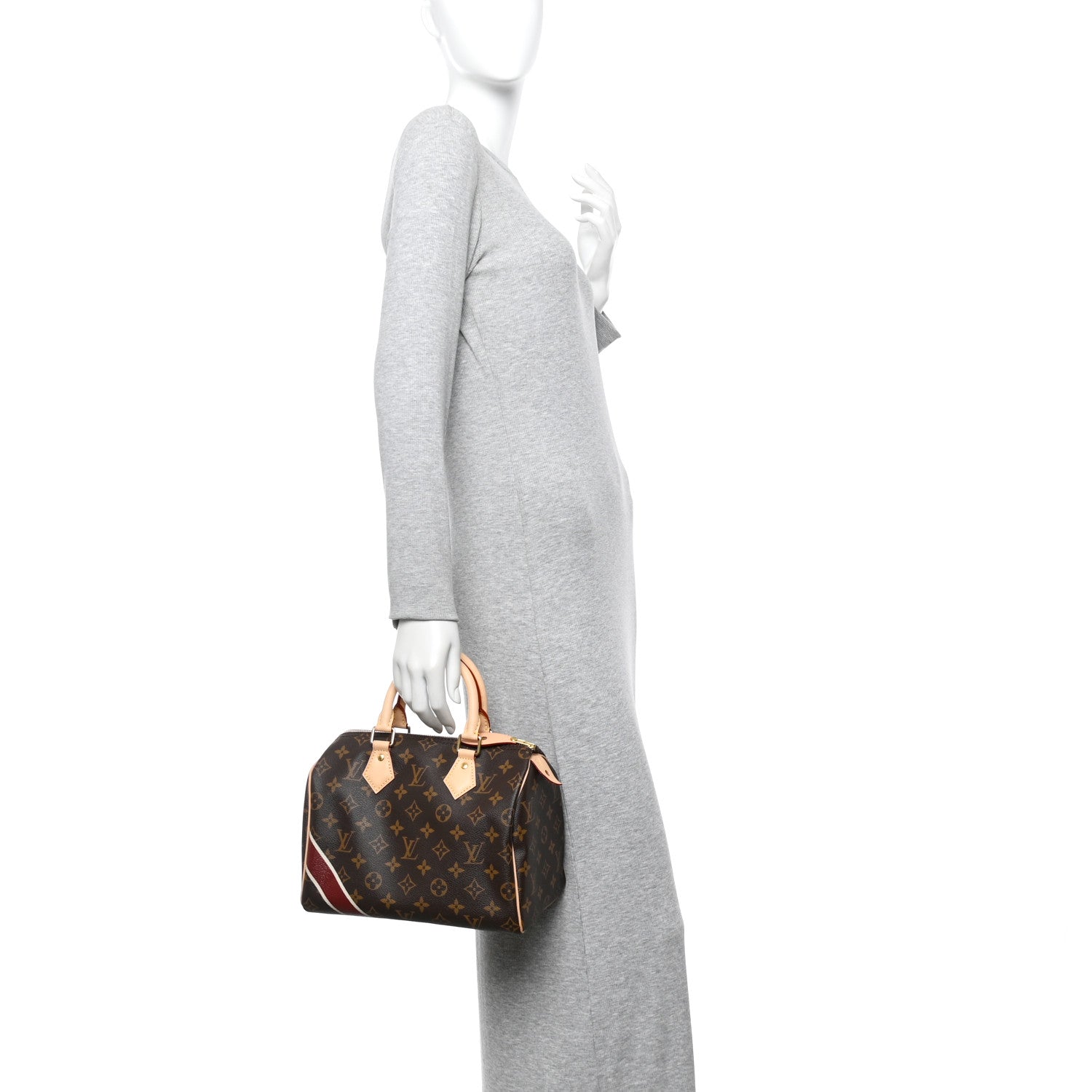 Monogram My LV Heritage Speedy 25 Burgundy Ivory
