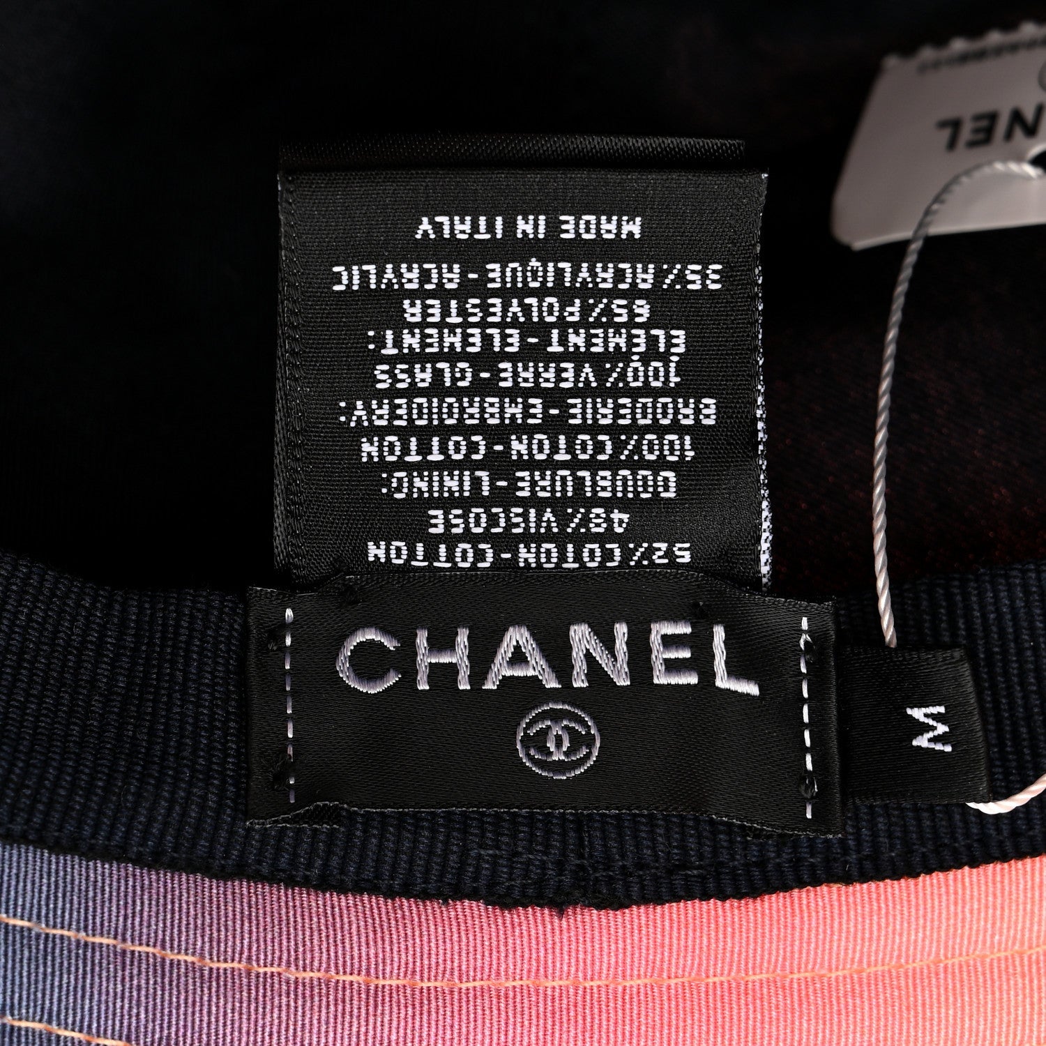 Cotton CC Bucket Hat M Pink Blue Multicolor