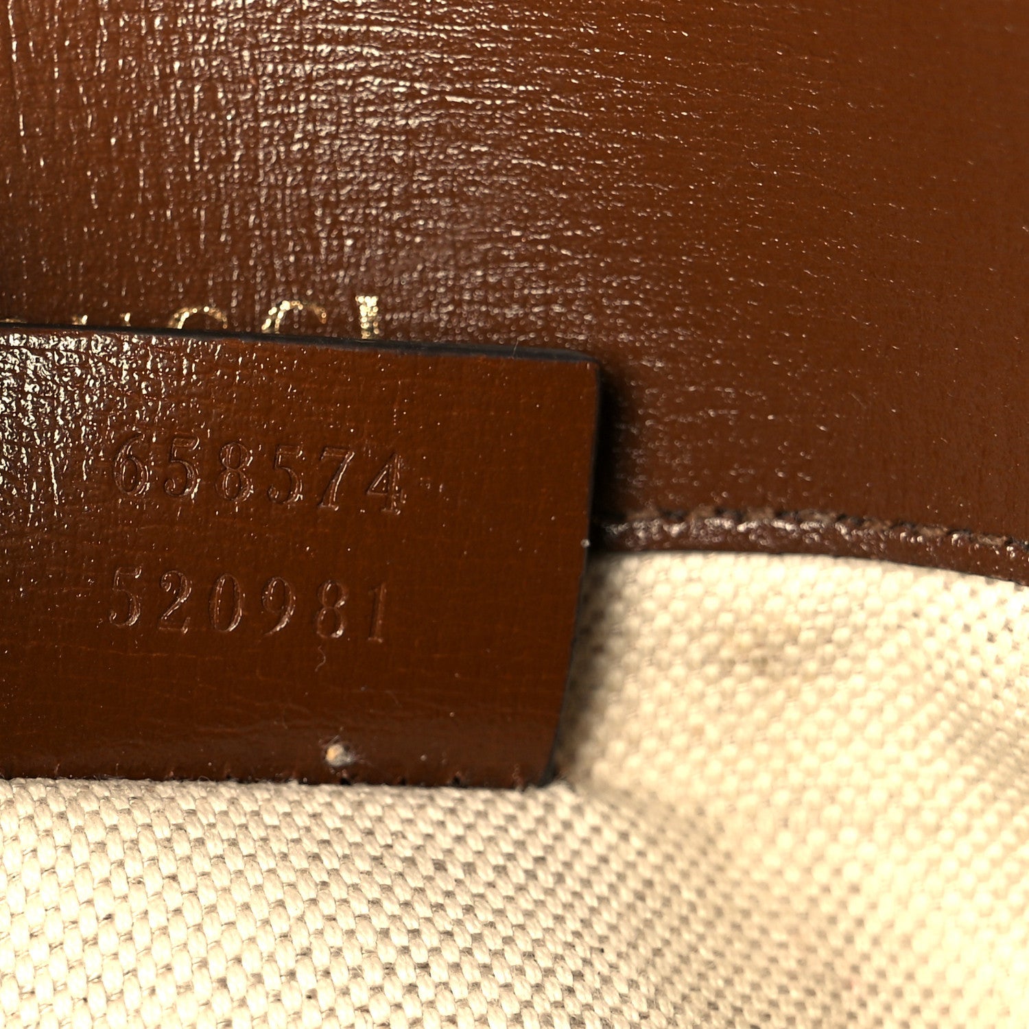 GG Supreme Monogram Web Mini Horsebit 1955 Shoulder Bag Beige Brown Sugar