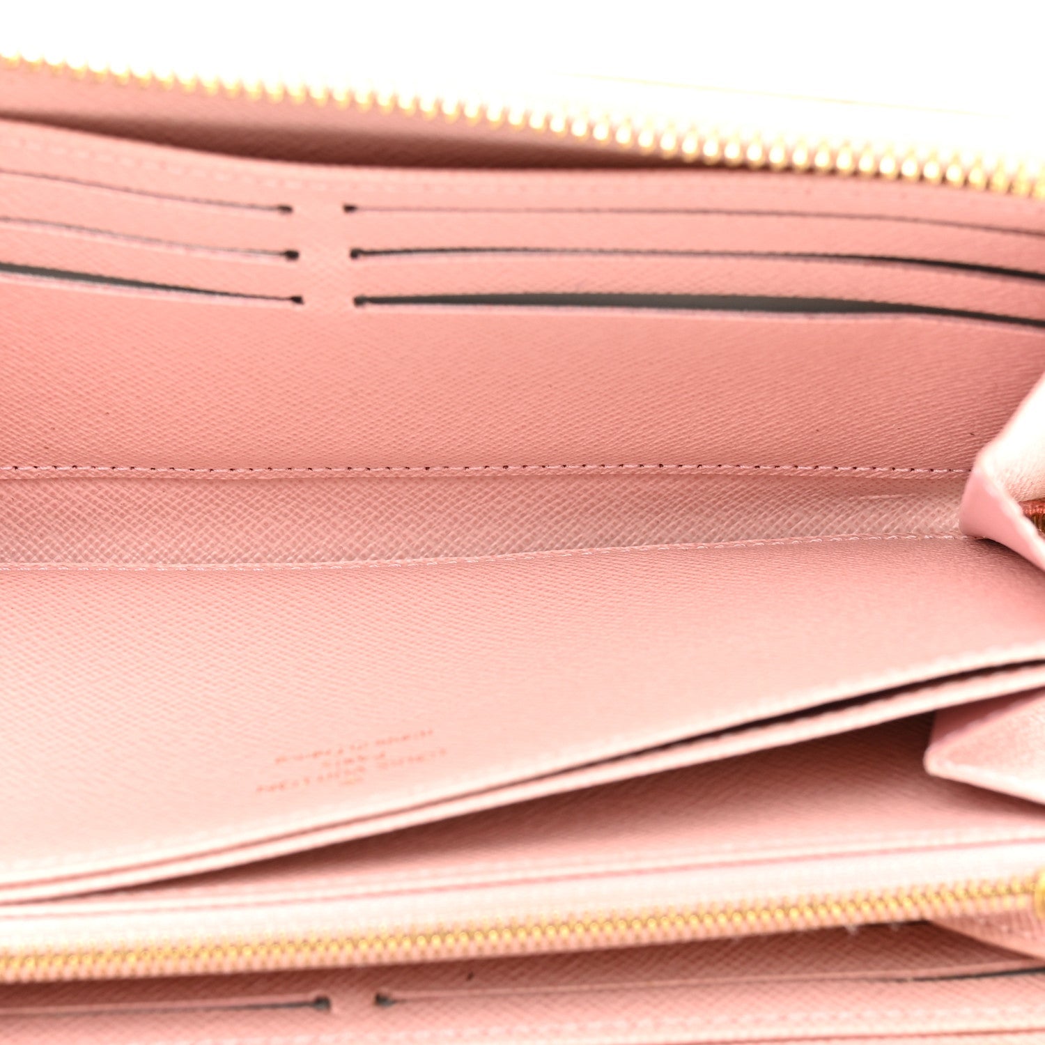 Damier Azur Zippy Wallet Rose Ballerine