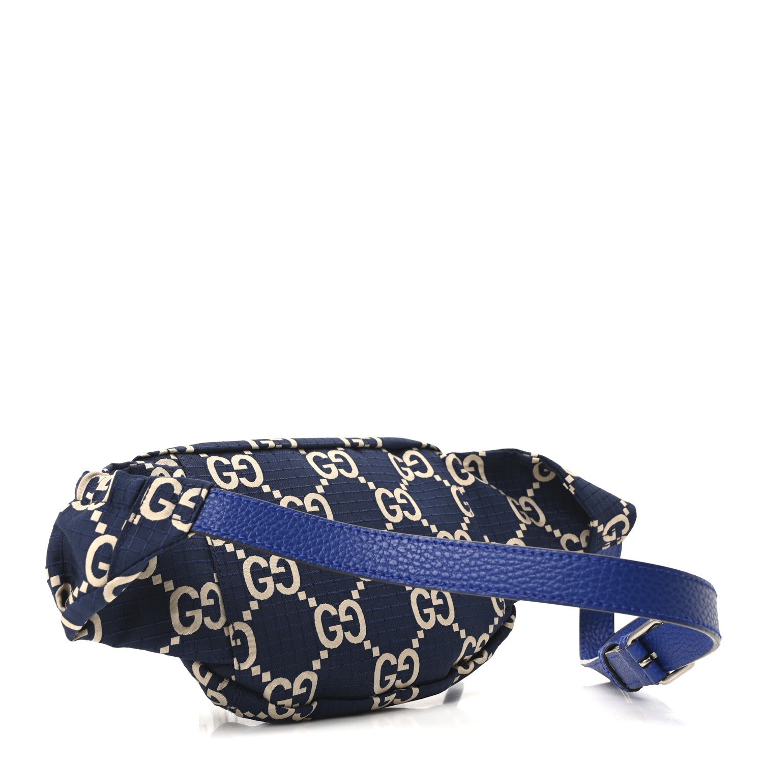 Recycled Polyester Monogram Jumbo GG Belt Bag Blue