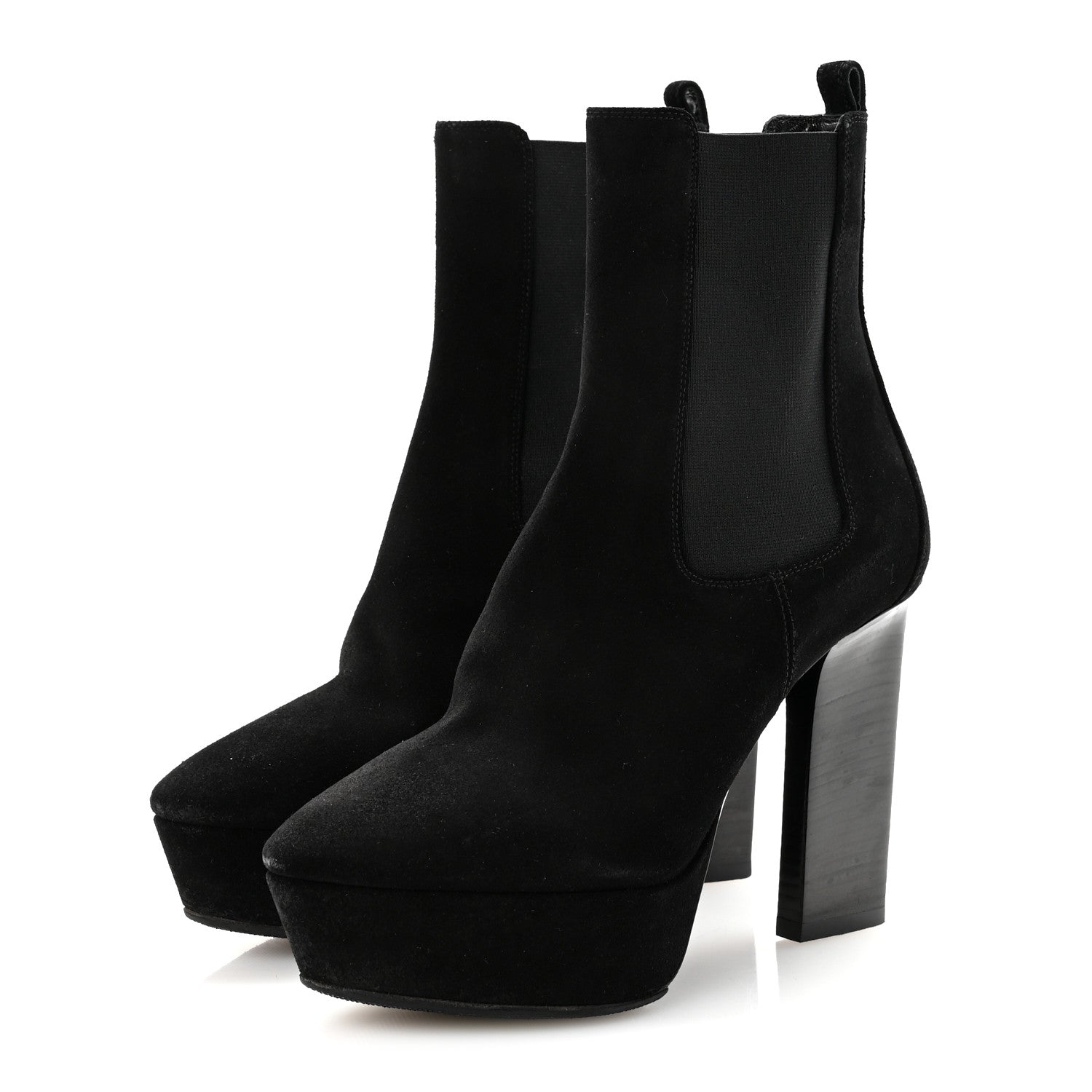 Suede Vika 95 Chelsea Boot 38 Black