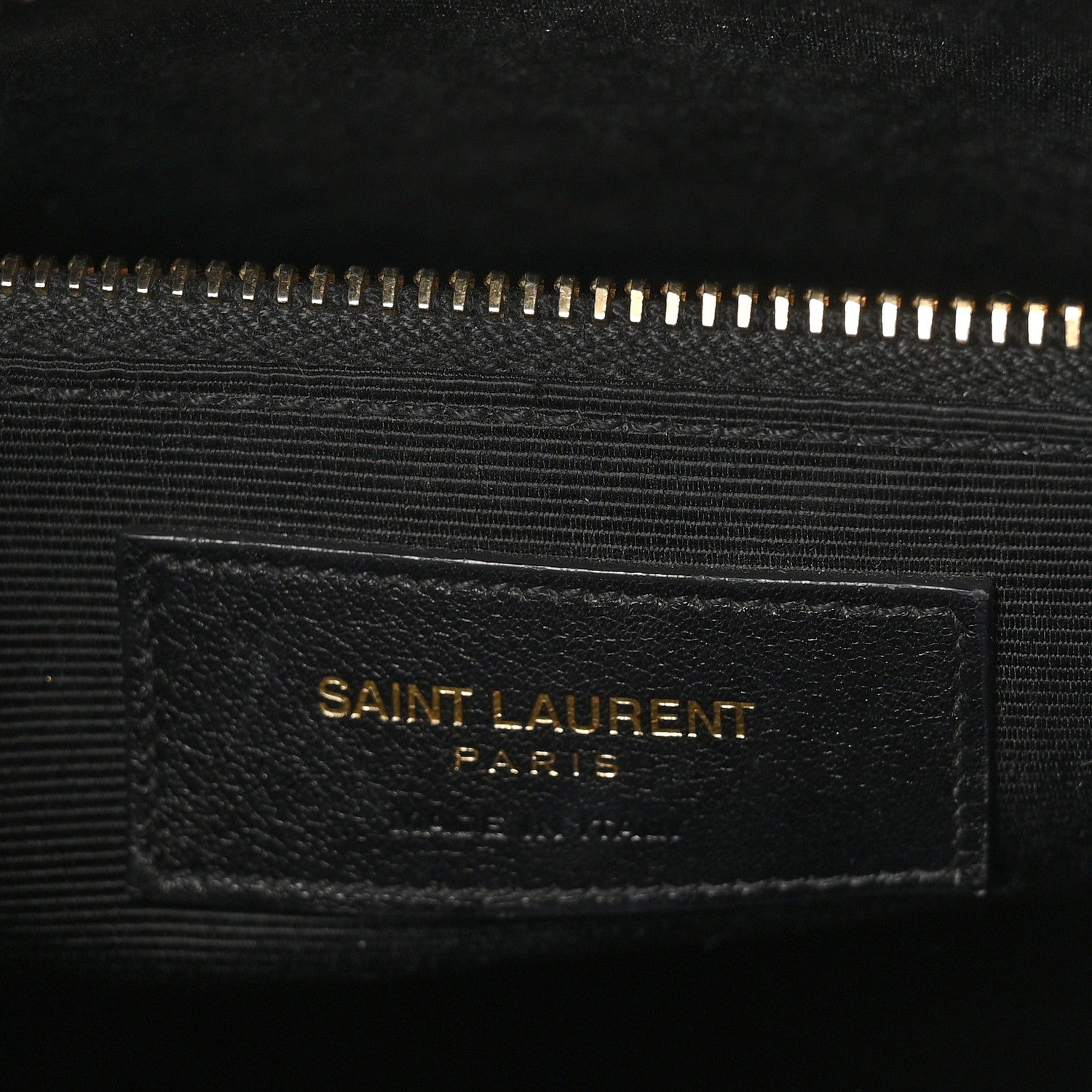Patent Calfskin Small Sac de Jour Black