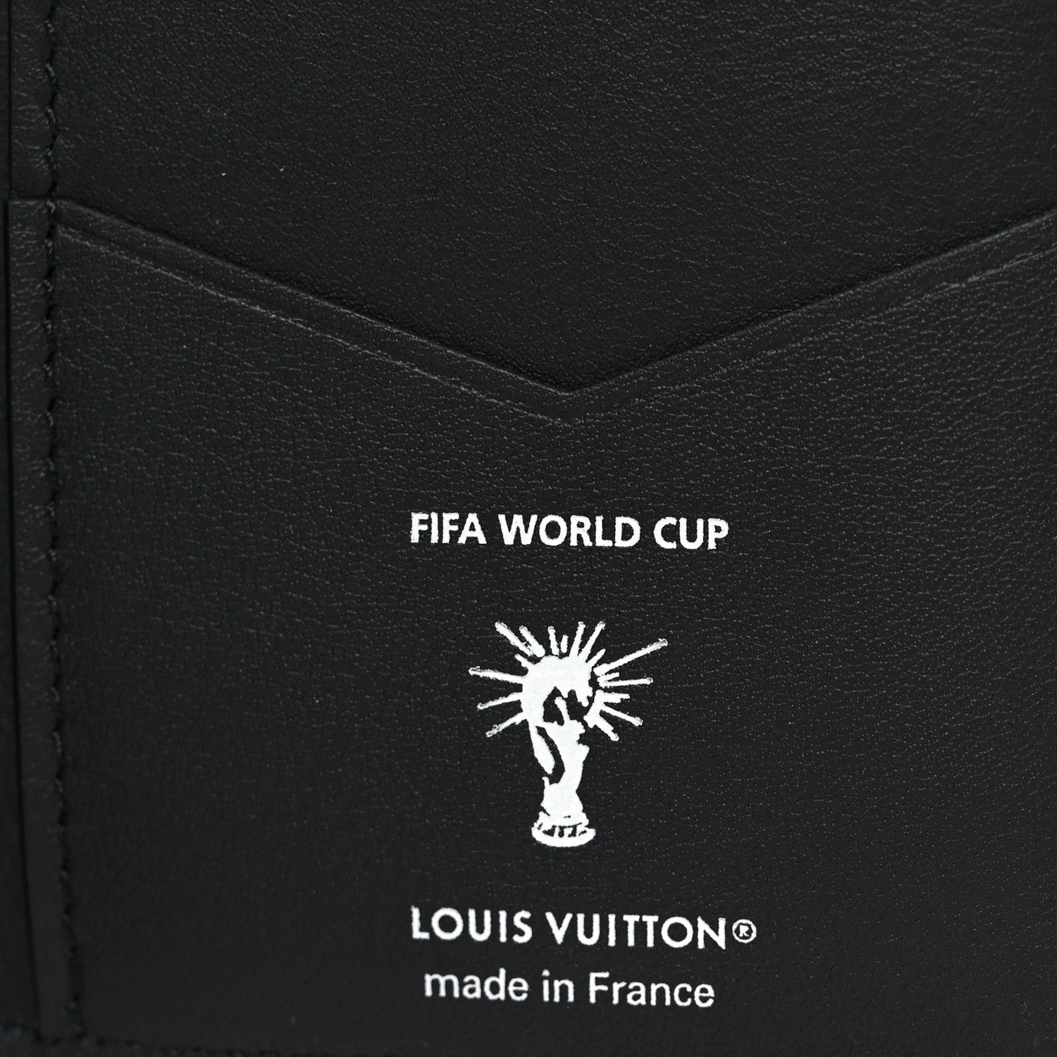 X FIFA Grained Calfskin Pocket Organizer Black