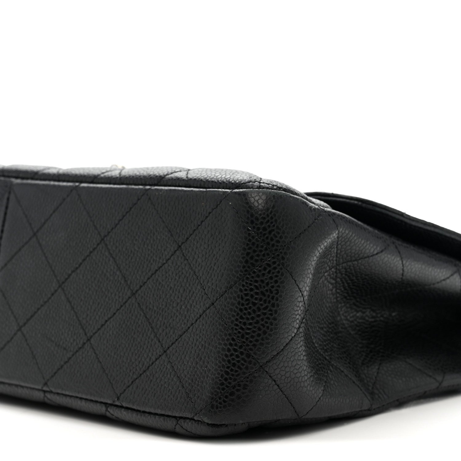 Caviar Quilted Jumbo Single Flap Black