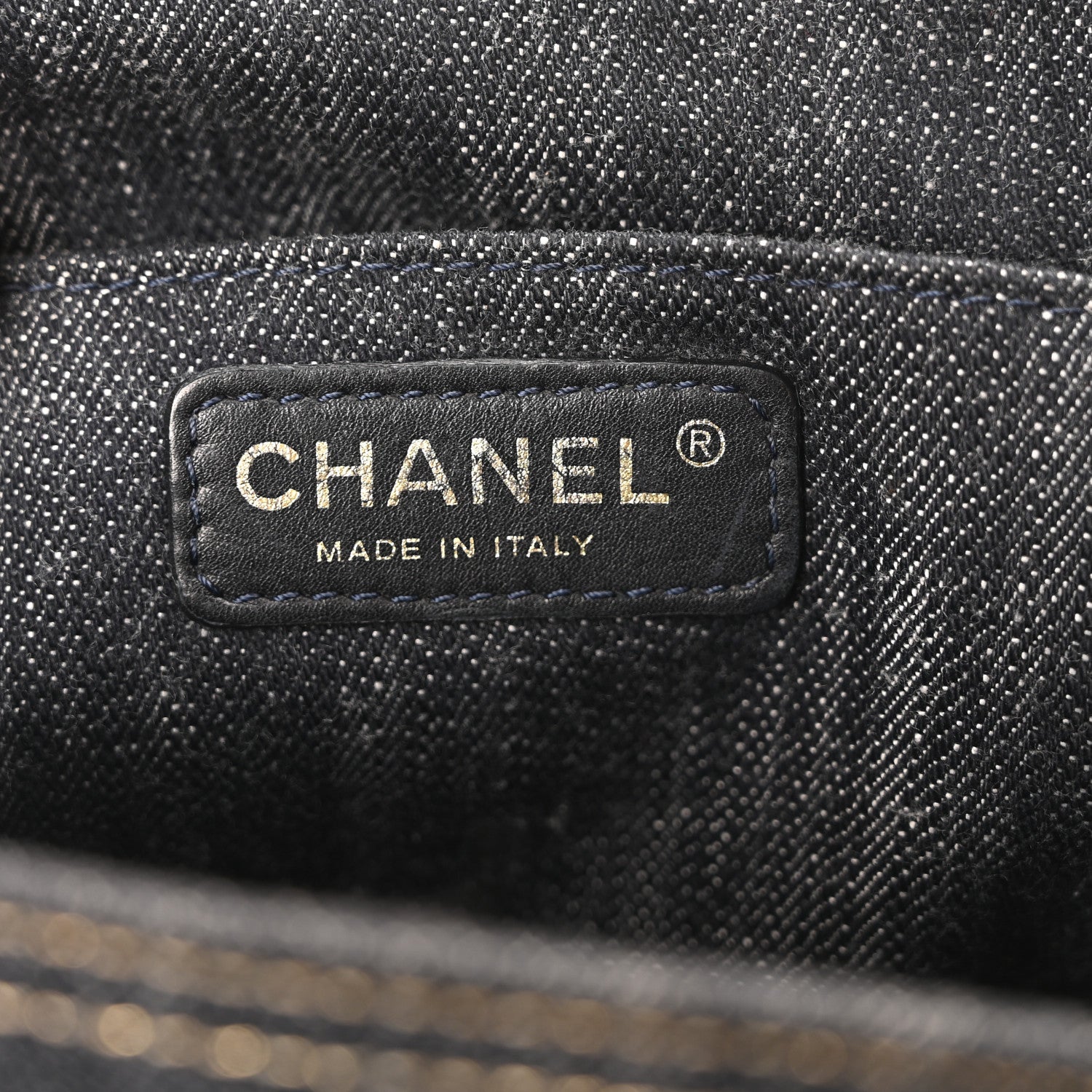 Denim CC Messenger Bag Blue