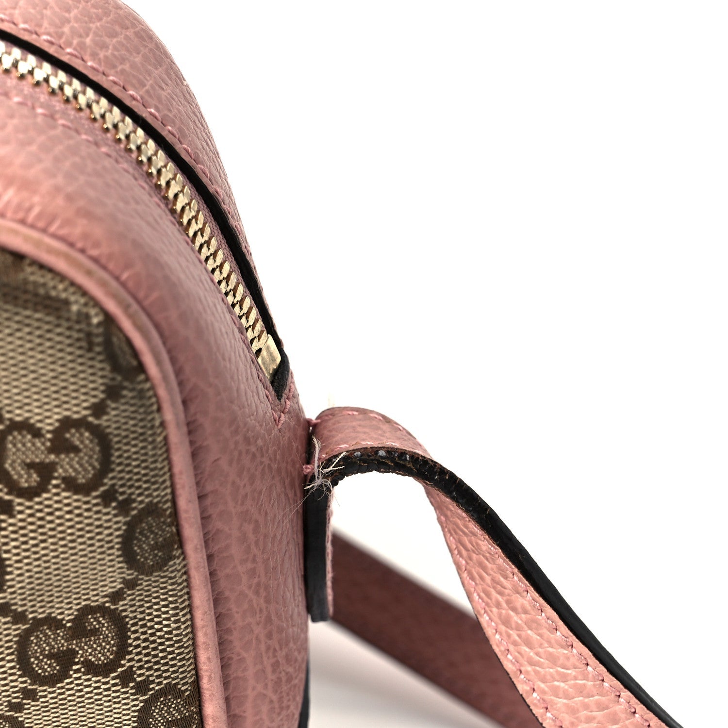 Monogram Mini Bree Messenger Bag Beige Soft Pink