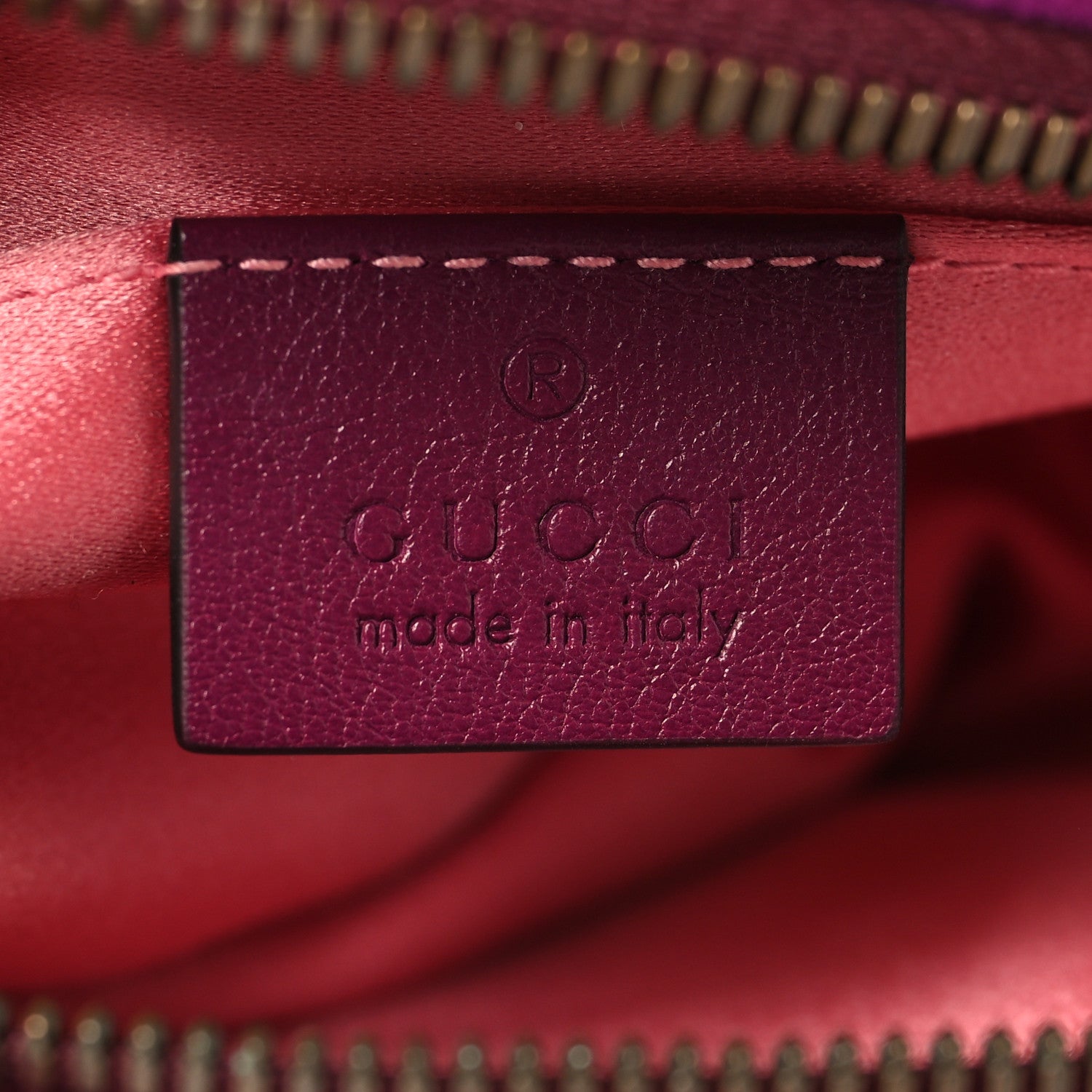 Velvet Matelasse GG Marmont Belt Bag 85 34 Fuchsia Violet Cyclamen