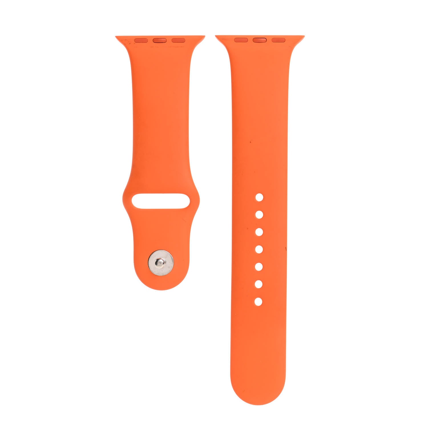 Silicone 44mm Apple Sports Watch Single Tour Band M/L Orange
