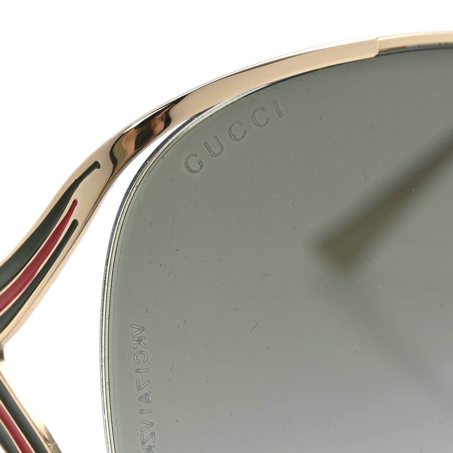 Metal Oversized Round Frame GG0225S Sunglasses Gold