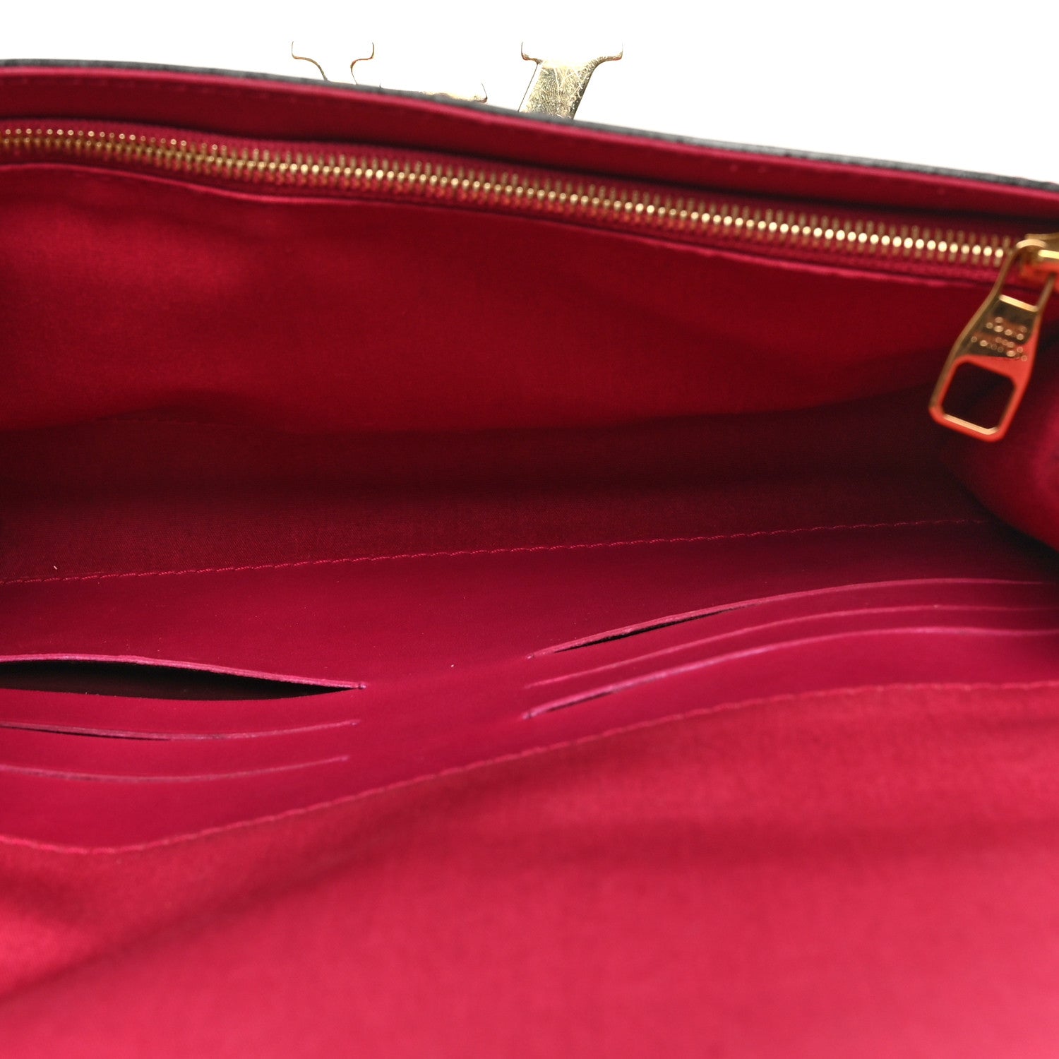 Patent Louise Clutch Rose Indien