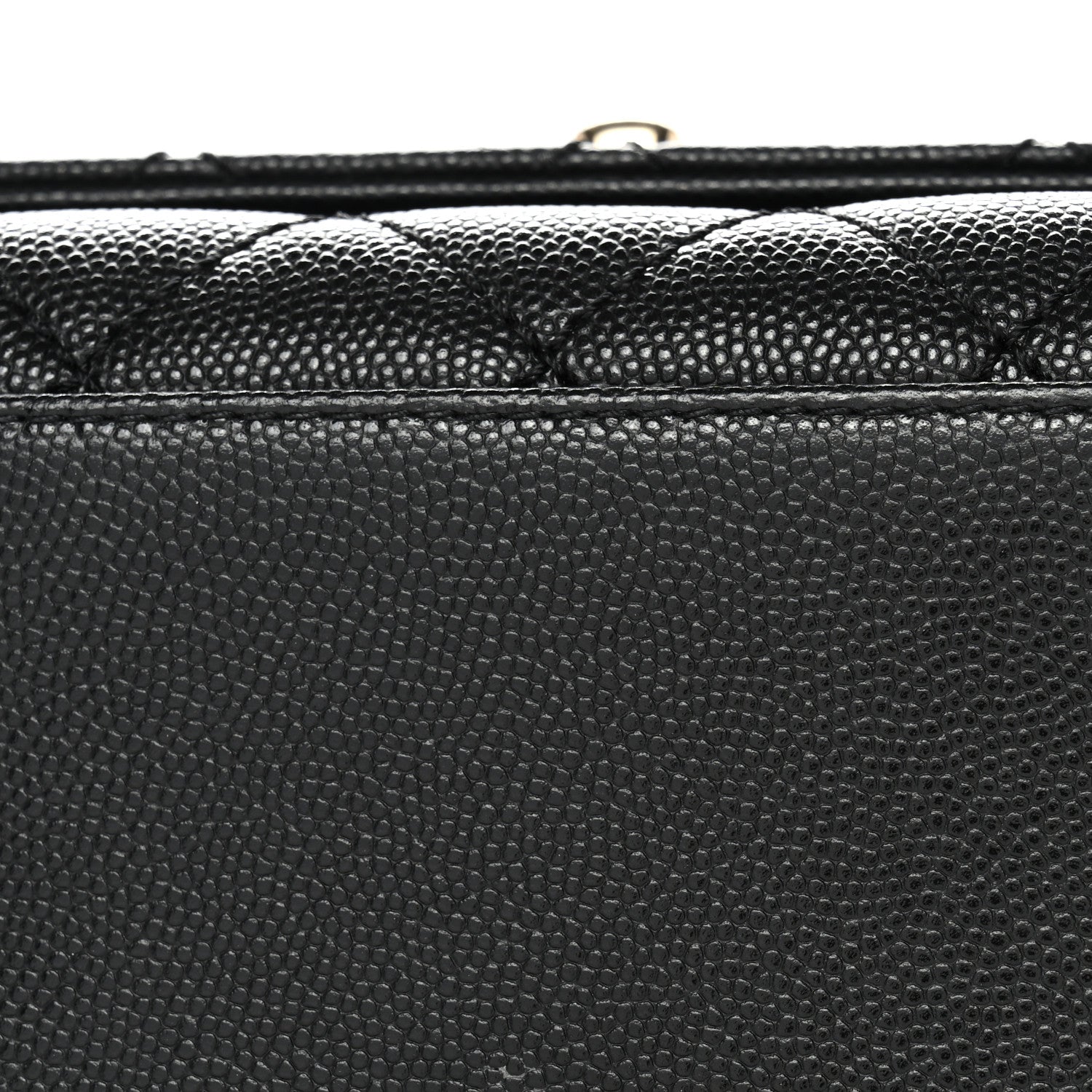 Caviar Quilted Extra Mini Coco Handle Flap Black