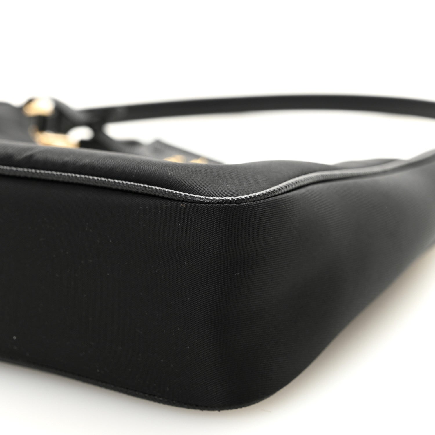Tessuto Nylon Saffiano Mini Re-Edition 2005 Bag Black