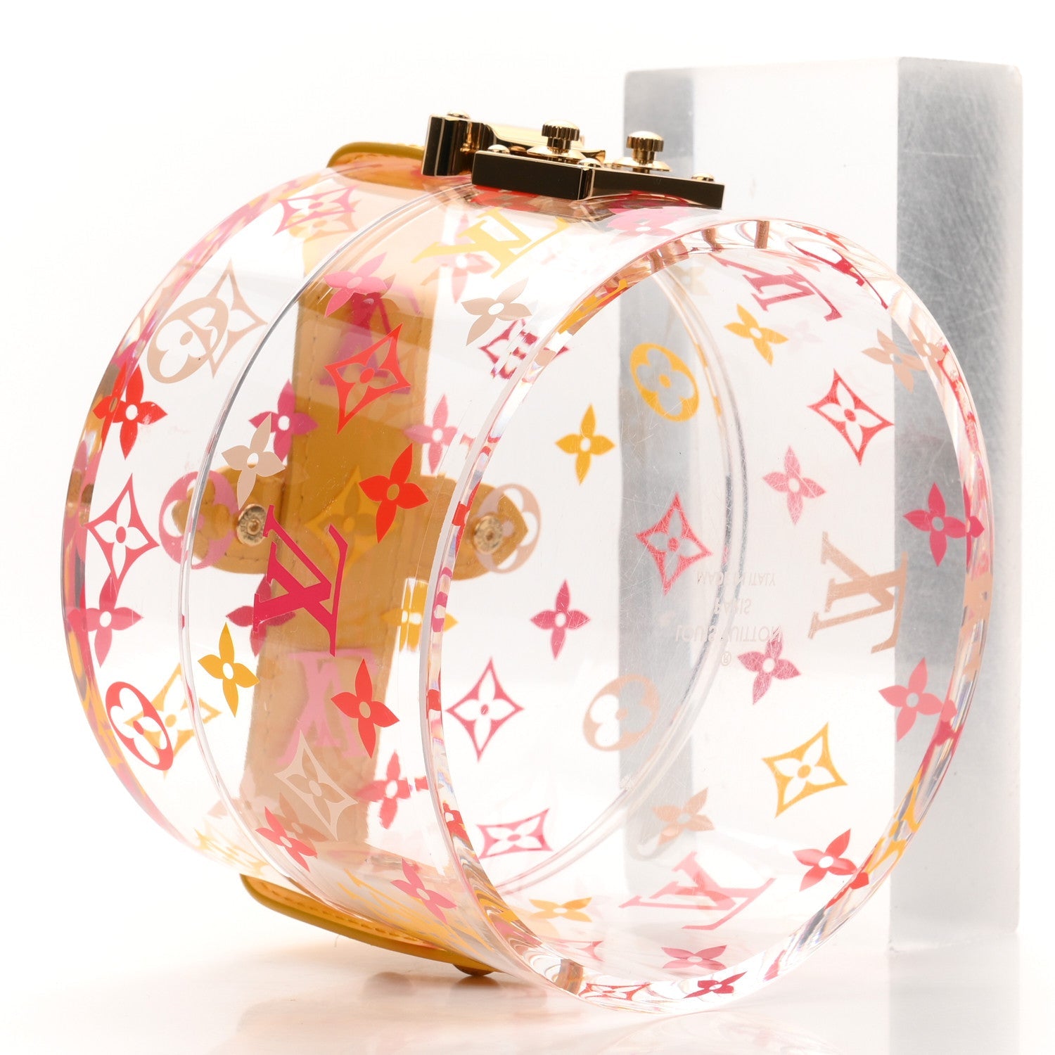 Transparent Plexiglass Box Scott Yellow