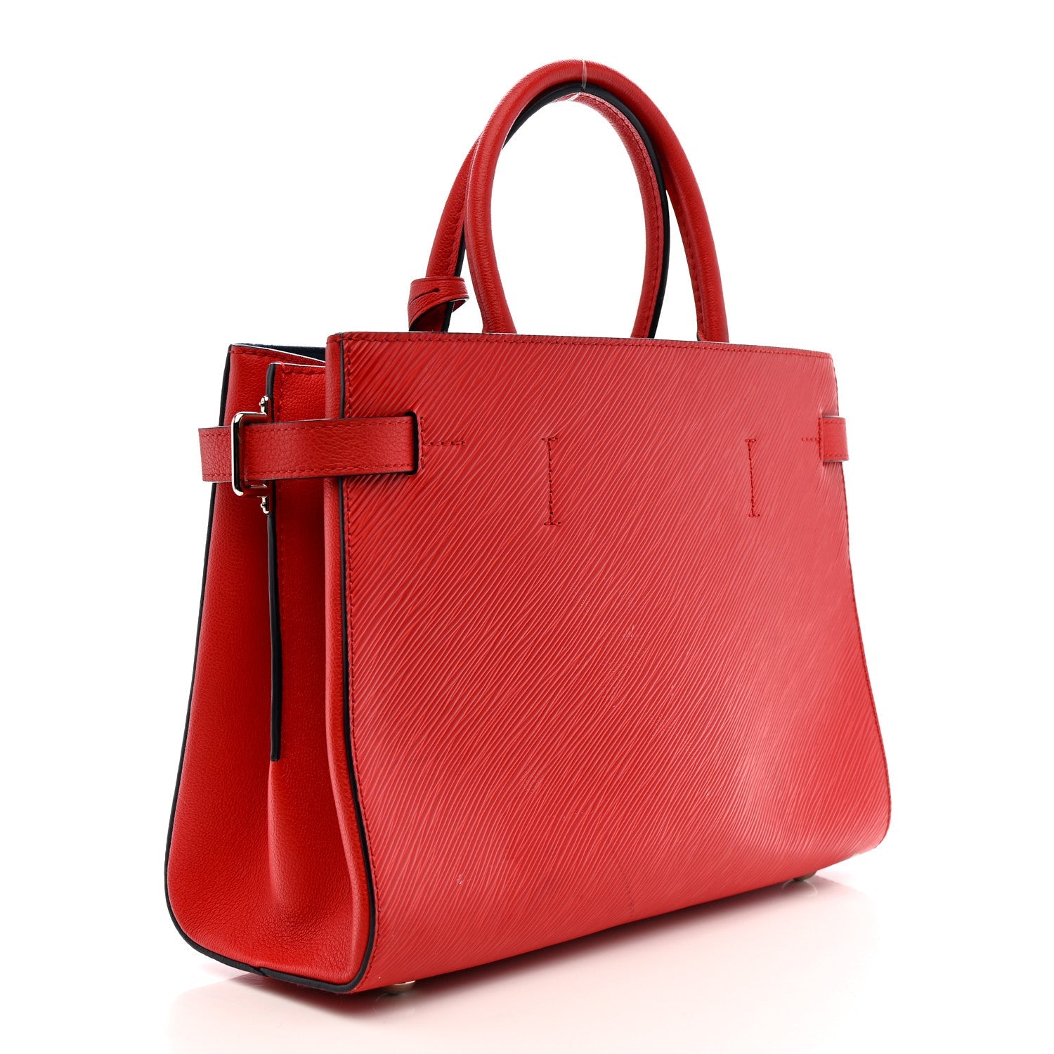 Epi Twist Tote Coquelicot