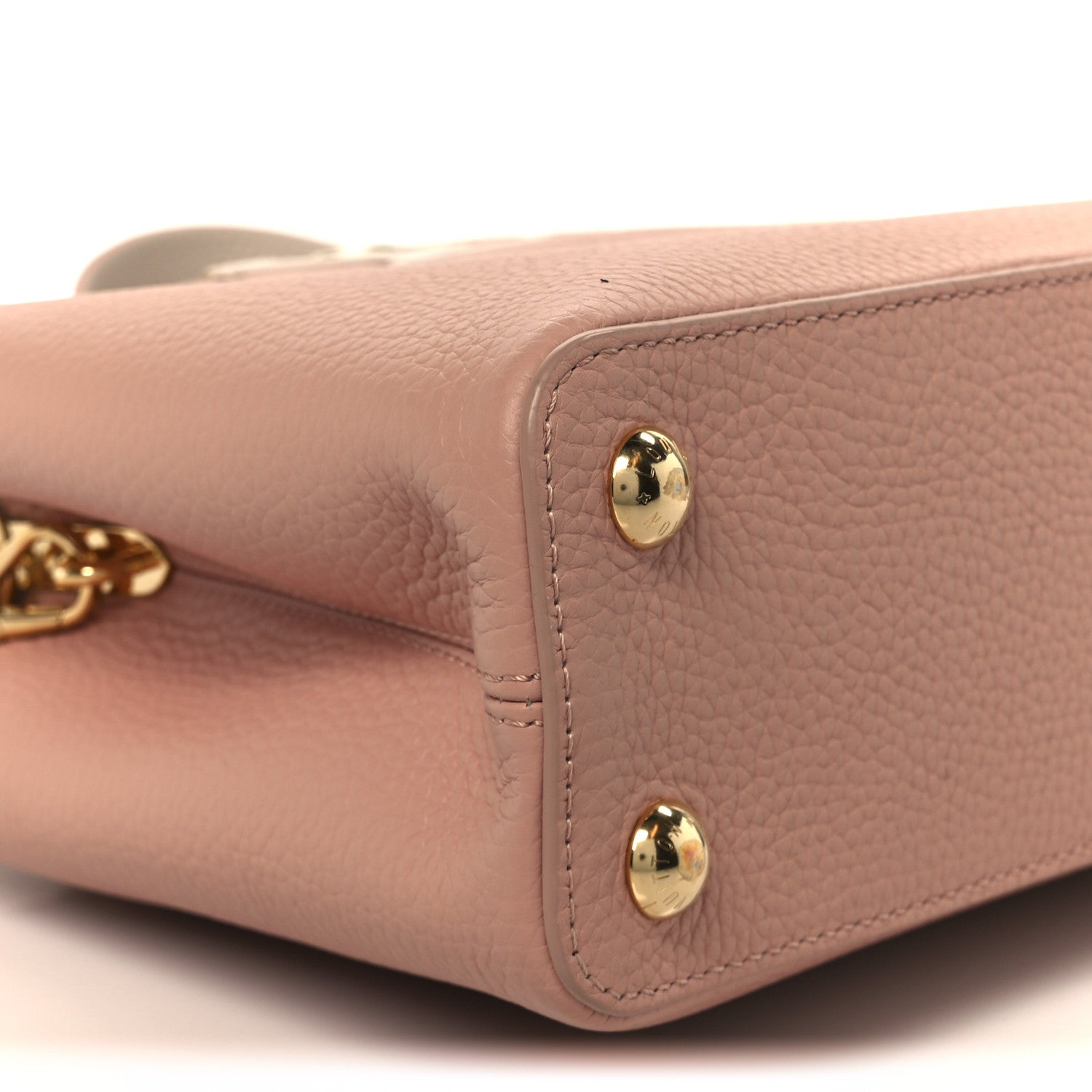 Taurillon Capucines BB Rose Trianon Creme
