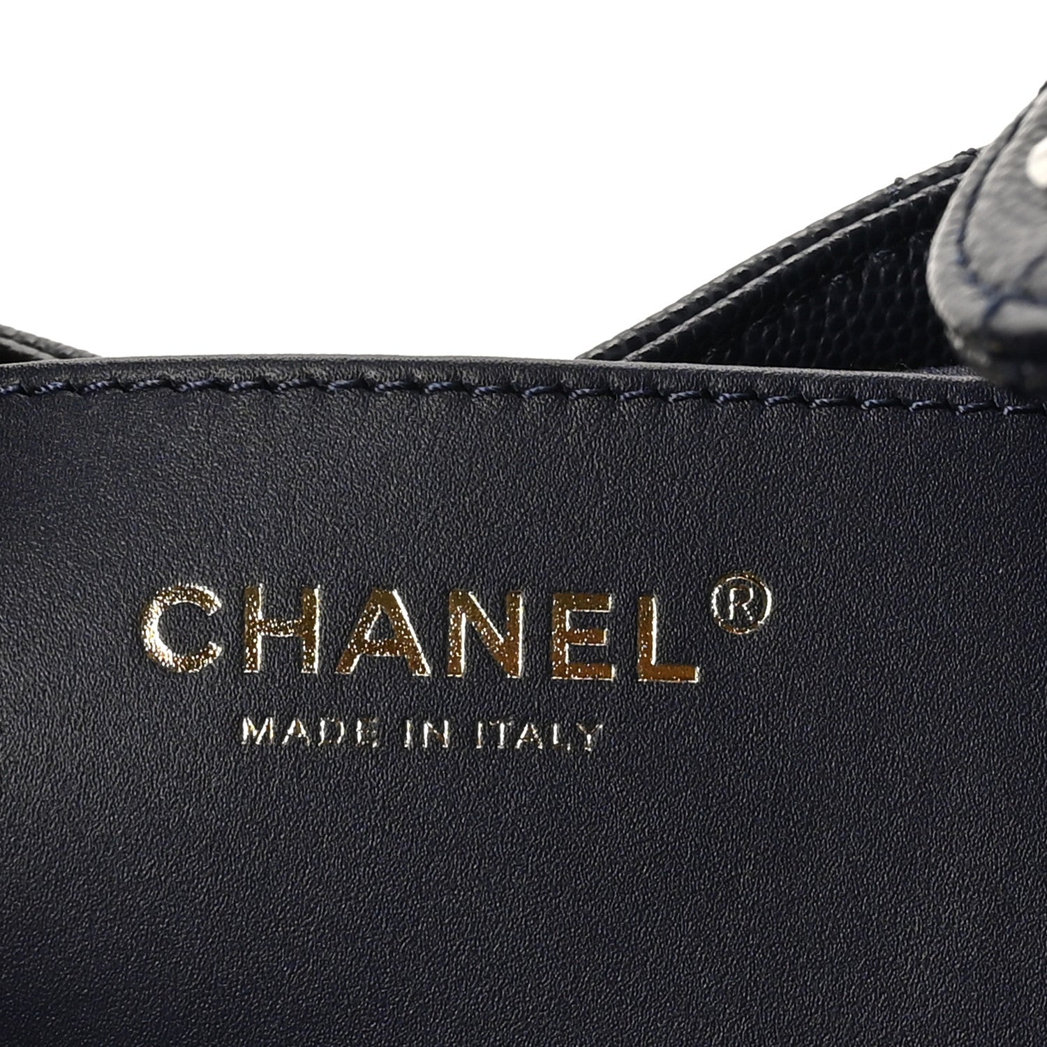Caviar Quilted Small Chanel 25 Handbag Dark Navy