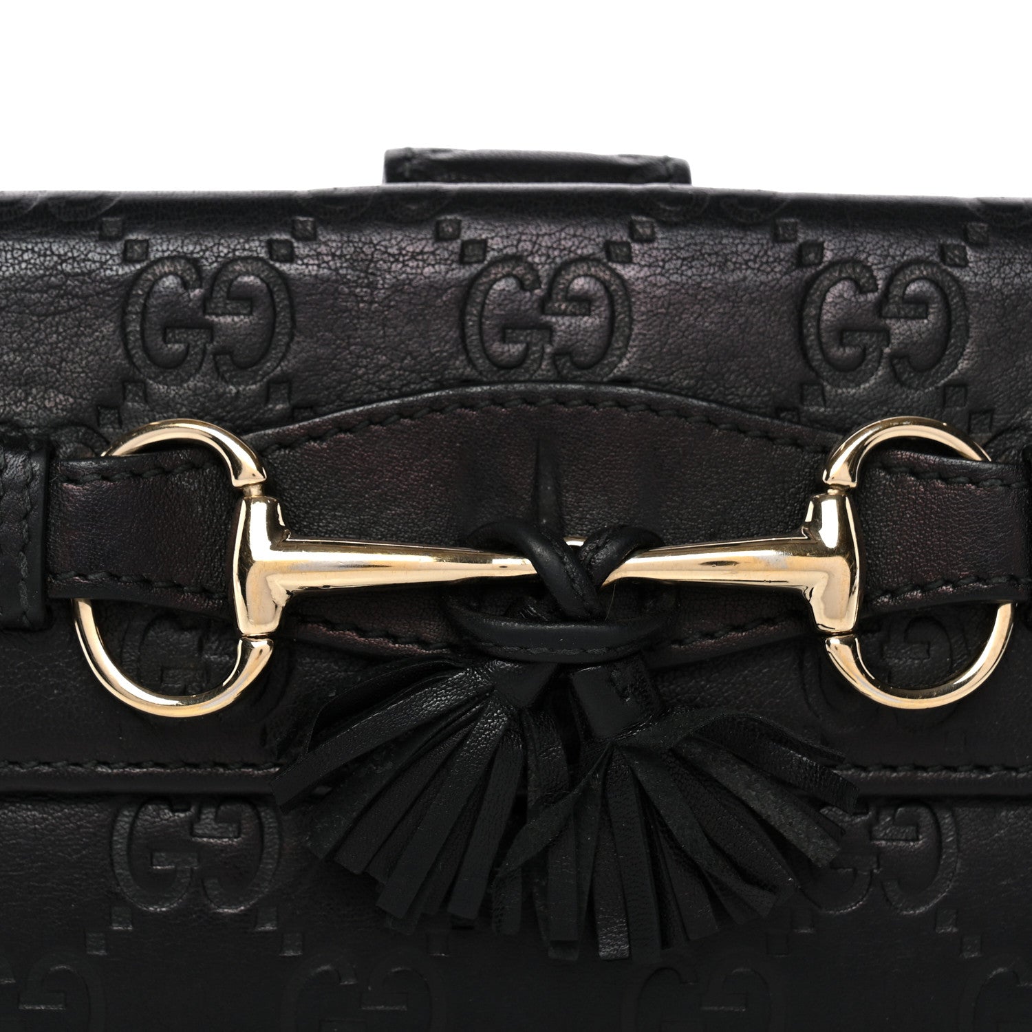 Guccissima Emily Continental Wallet Black