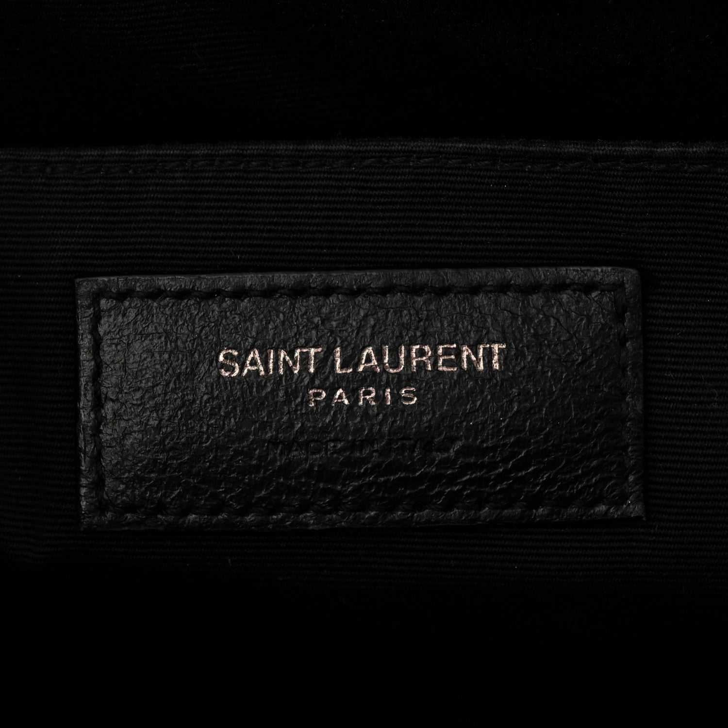 Calfskin Matelasse Monogram Lou Camera Bag Black
