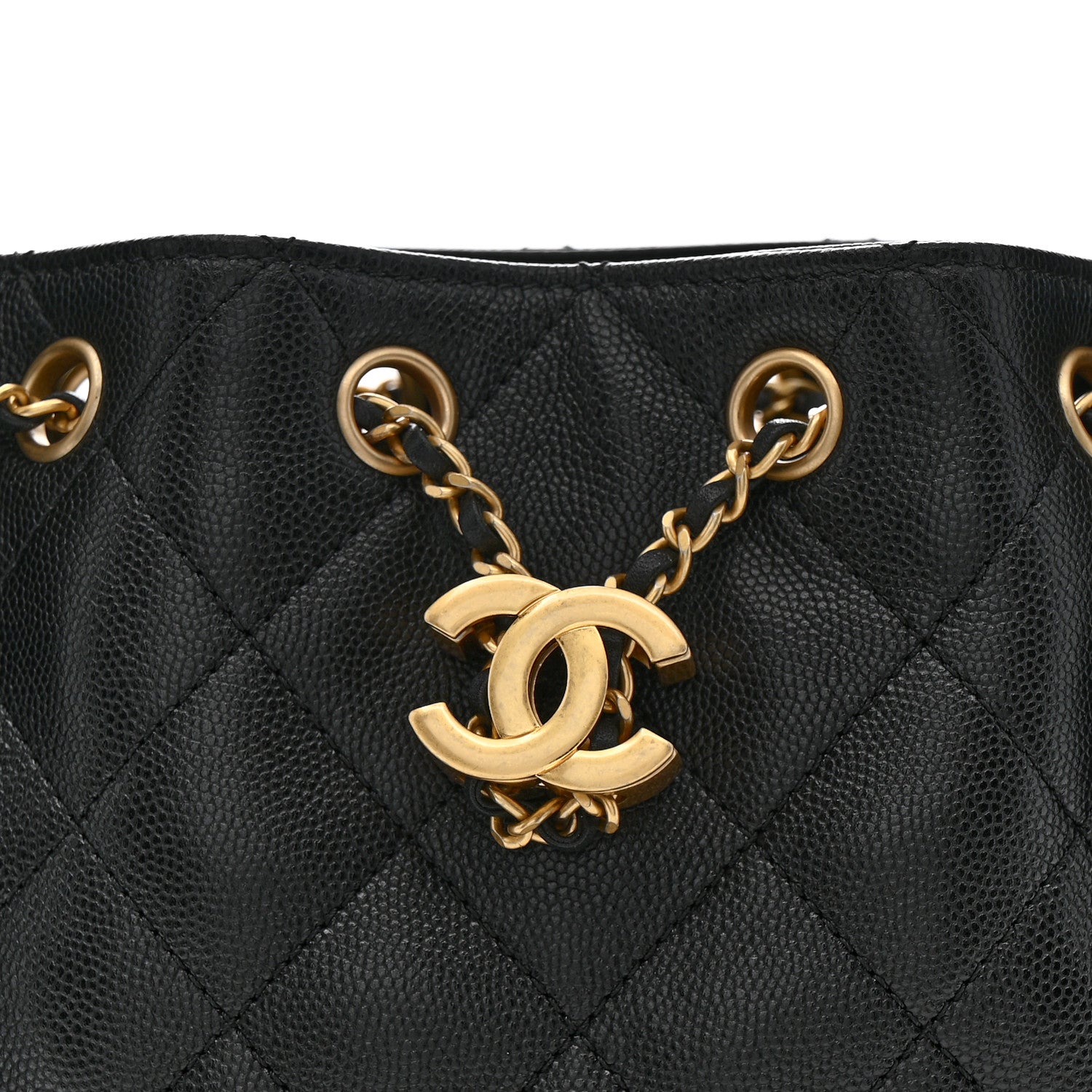 Caviar Quilted Mini Chanel 25 Handbag Black