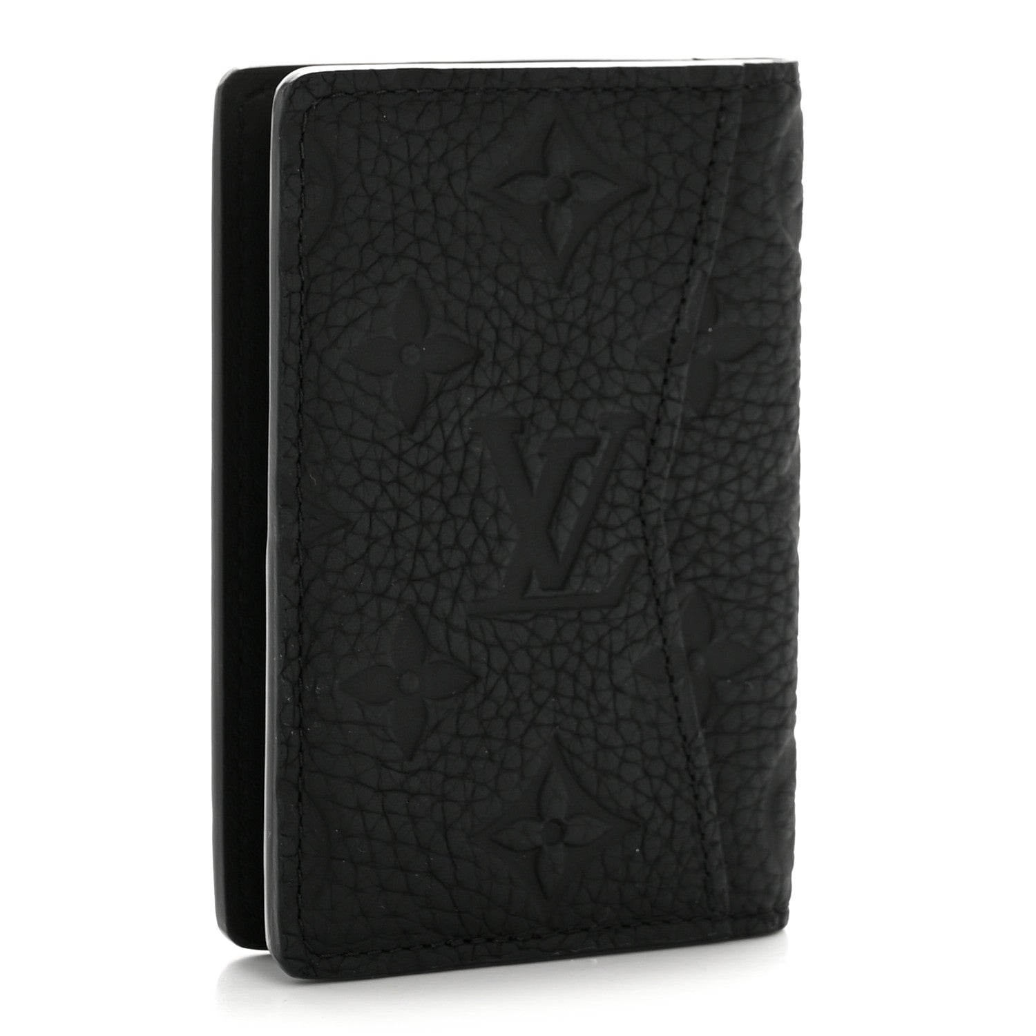 Taurillon Monogram Pocket Organizer Black