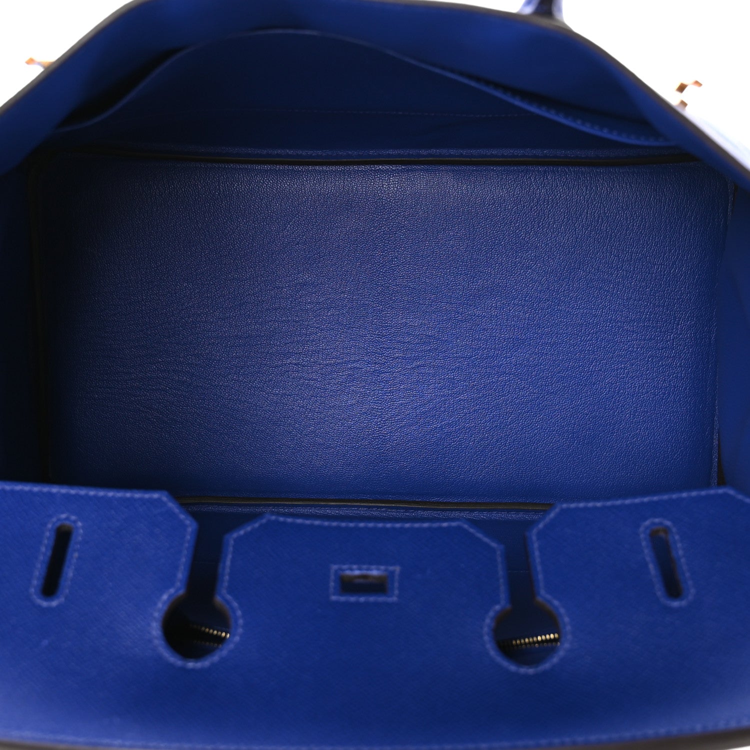 Epsom Birkin 35 Bleu Electrique