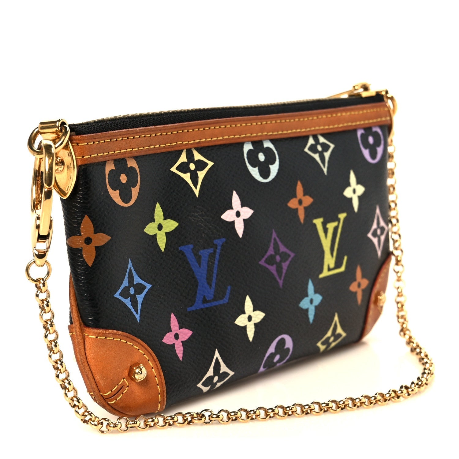 Monogram Multicolor Pochette Milla MM Black