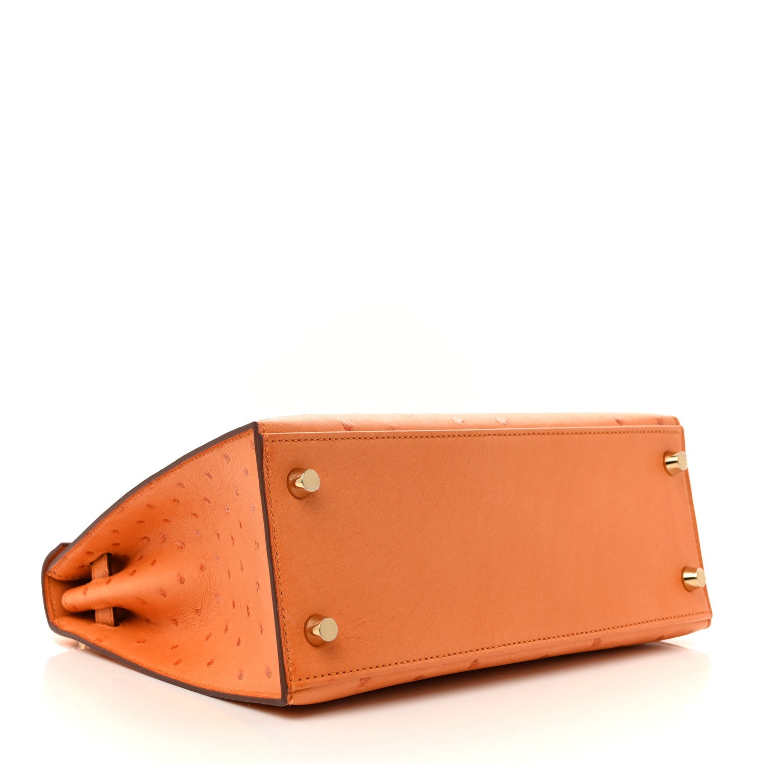 Ostrich Kelly Sellier 25 Abricot