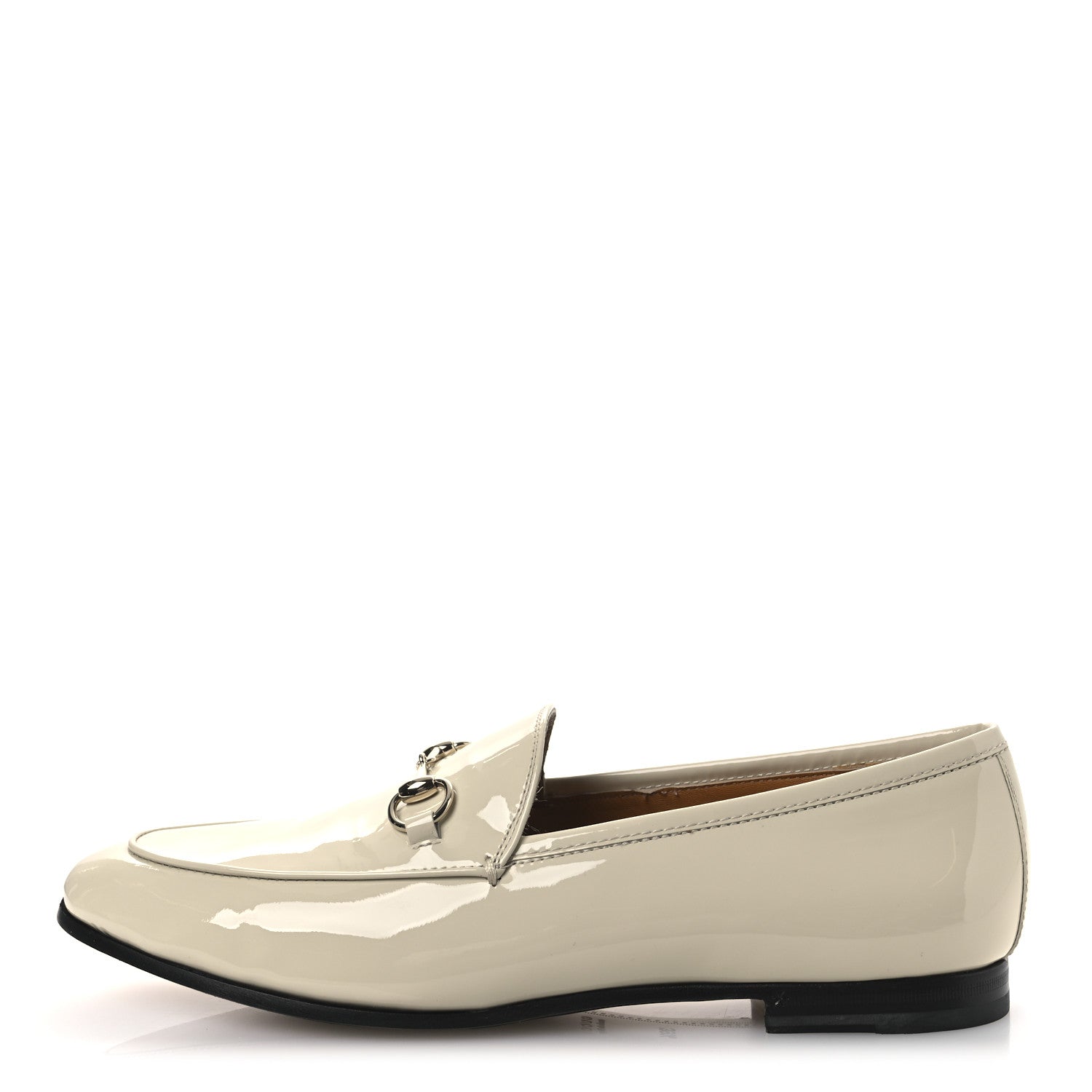 Patent Womens Jordaan Loafers 39.5 New Ivory