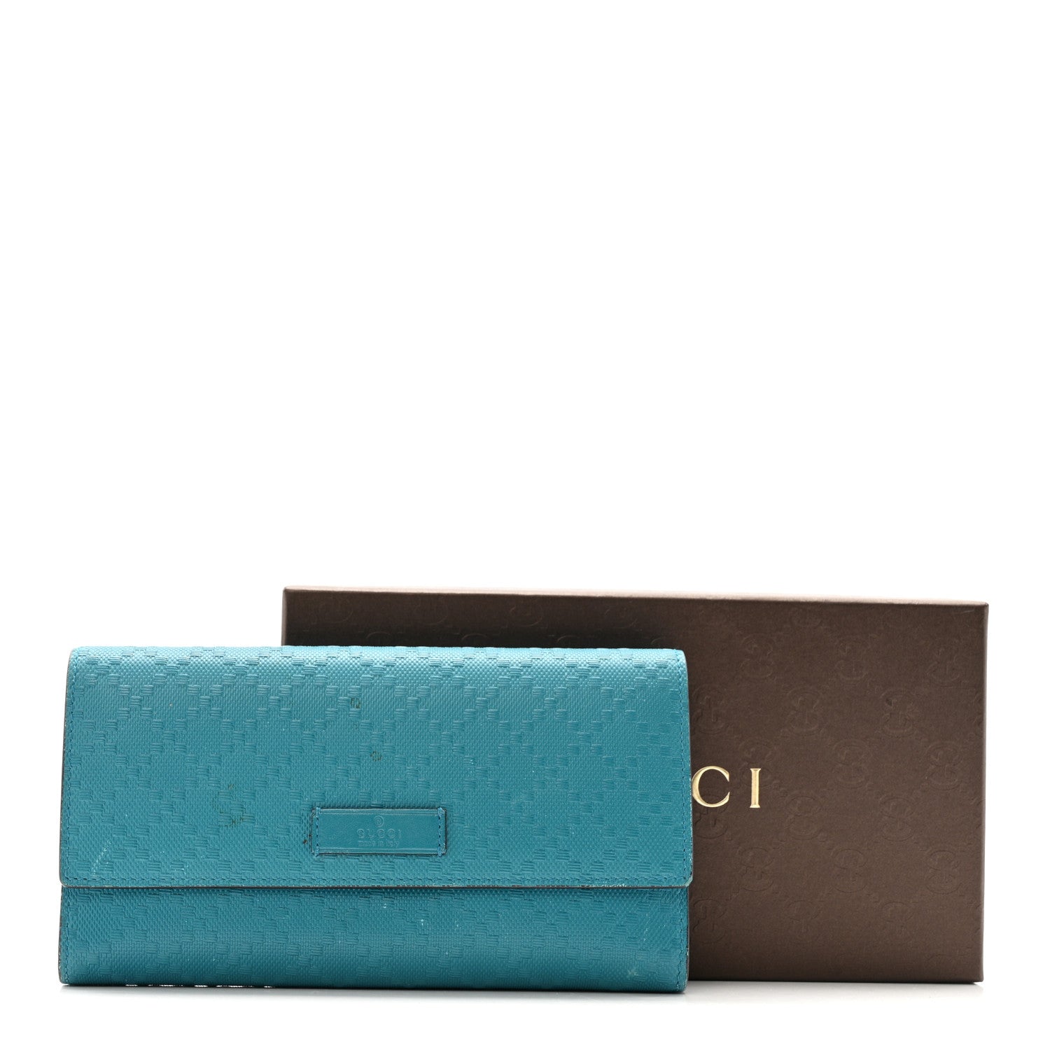Bright Diamante Continental Wallet Turquoise
