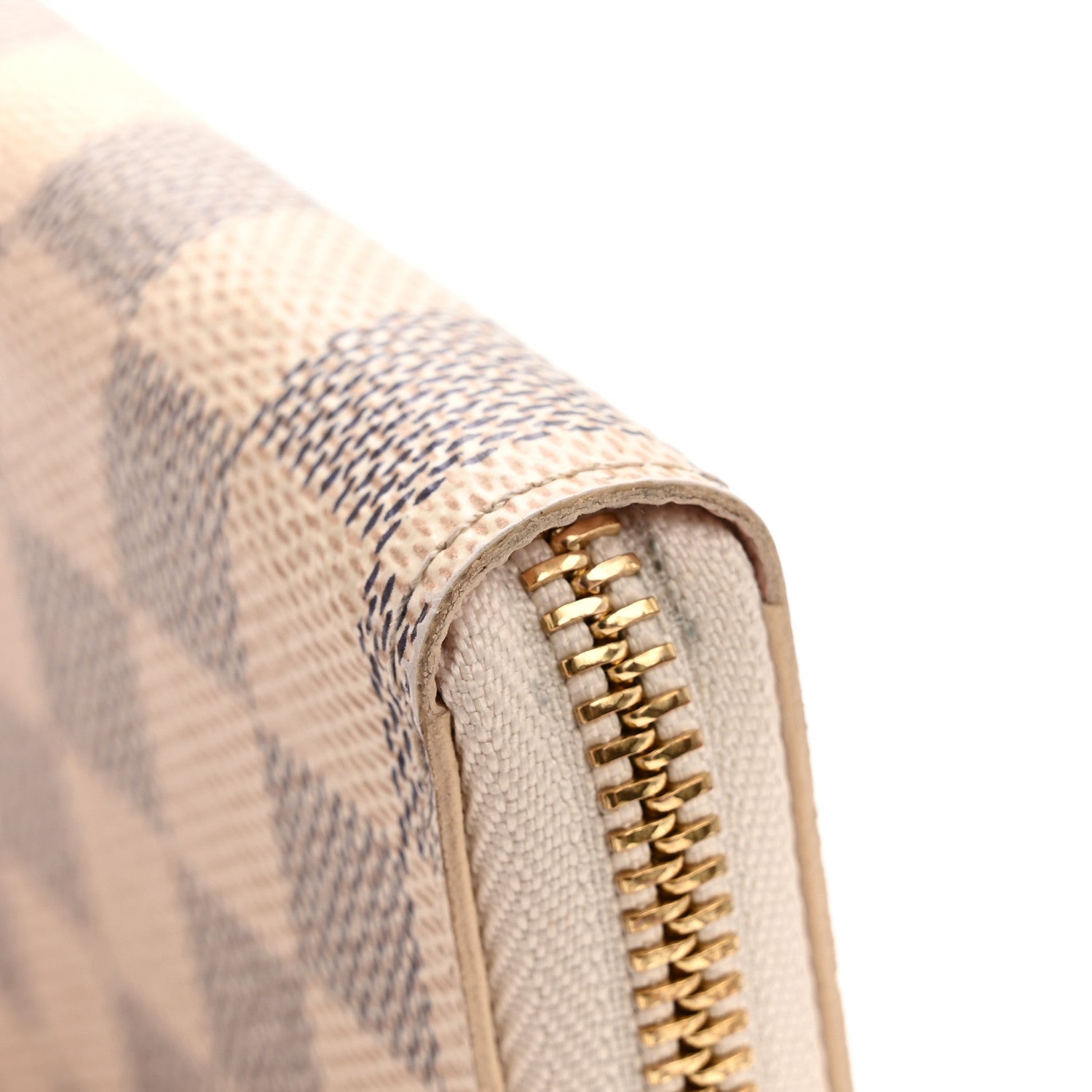 Damier Azur Clemence Wallet Rose Ballerine