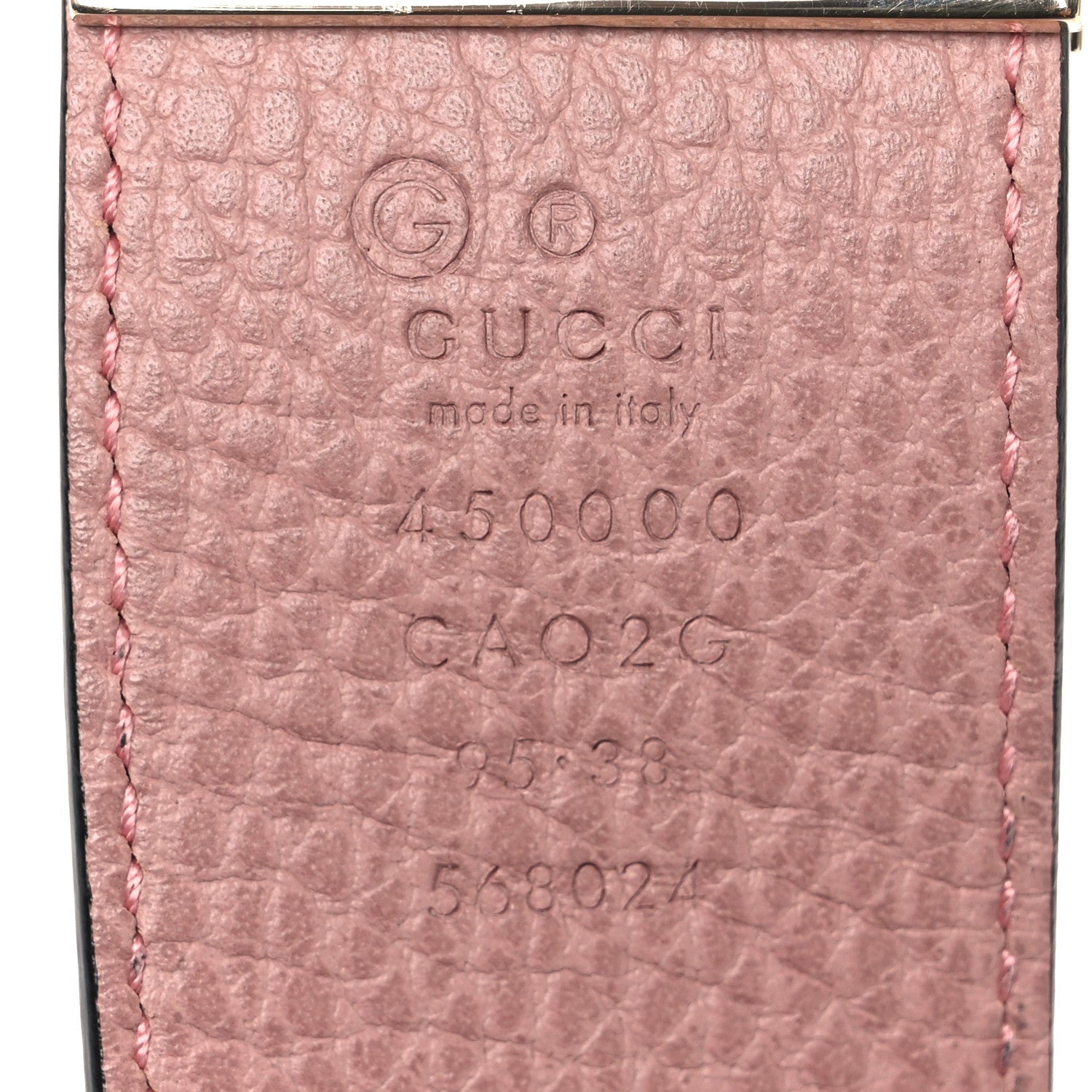 Calfskin 1973 Reversible Belt 95 38 Black Pink