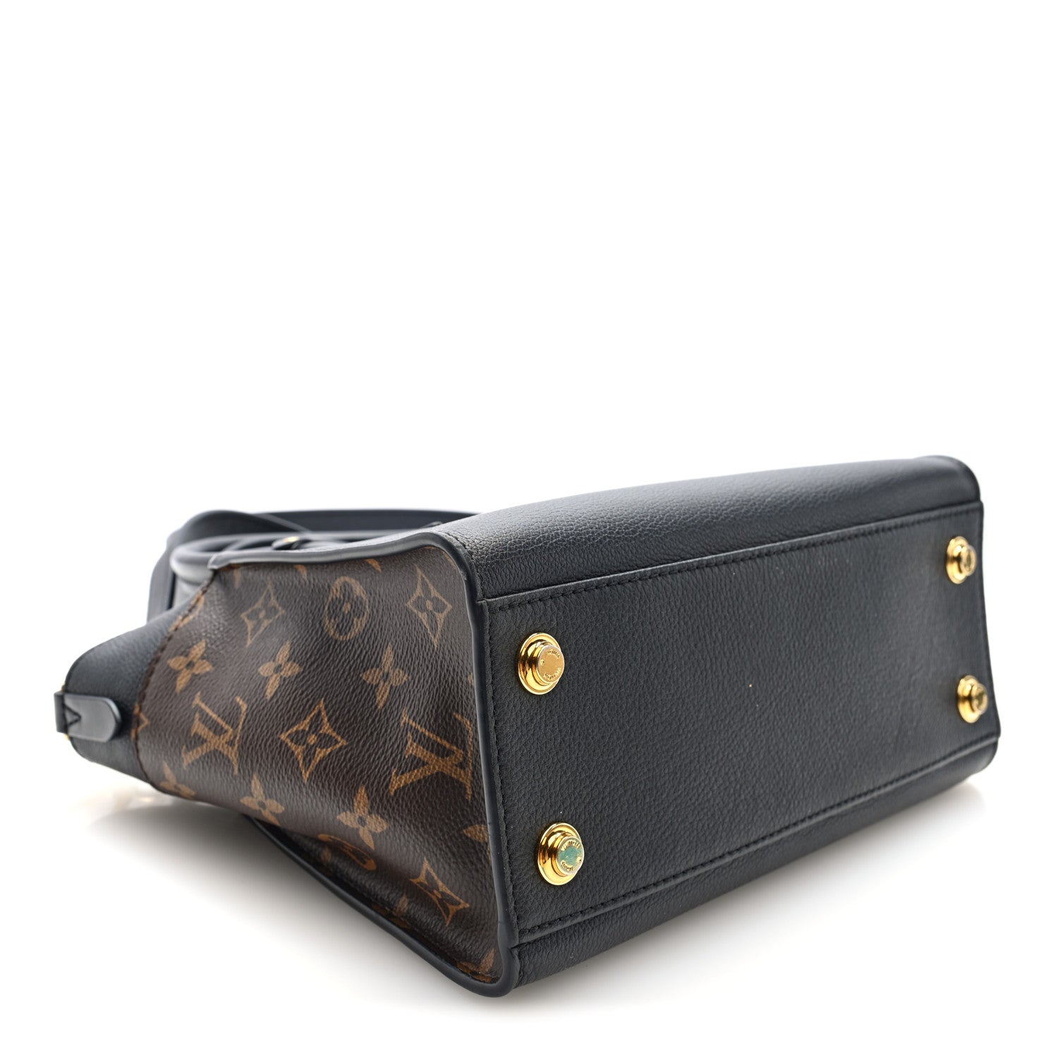 Calfskin Monogram On My Side PM Black