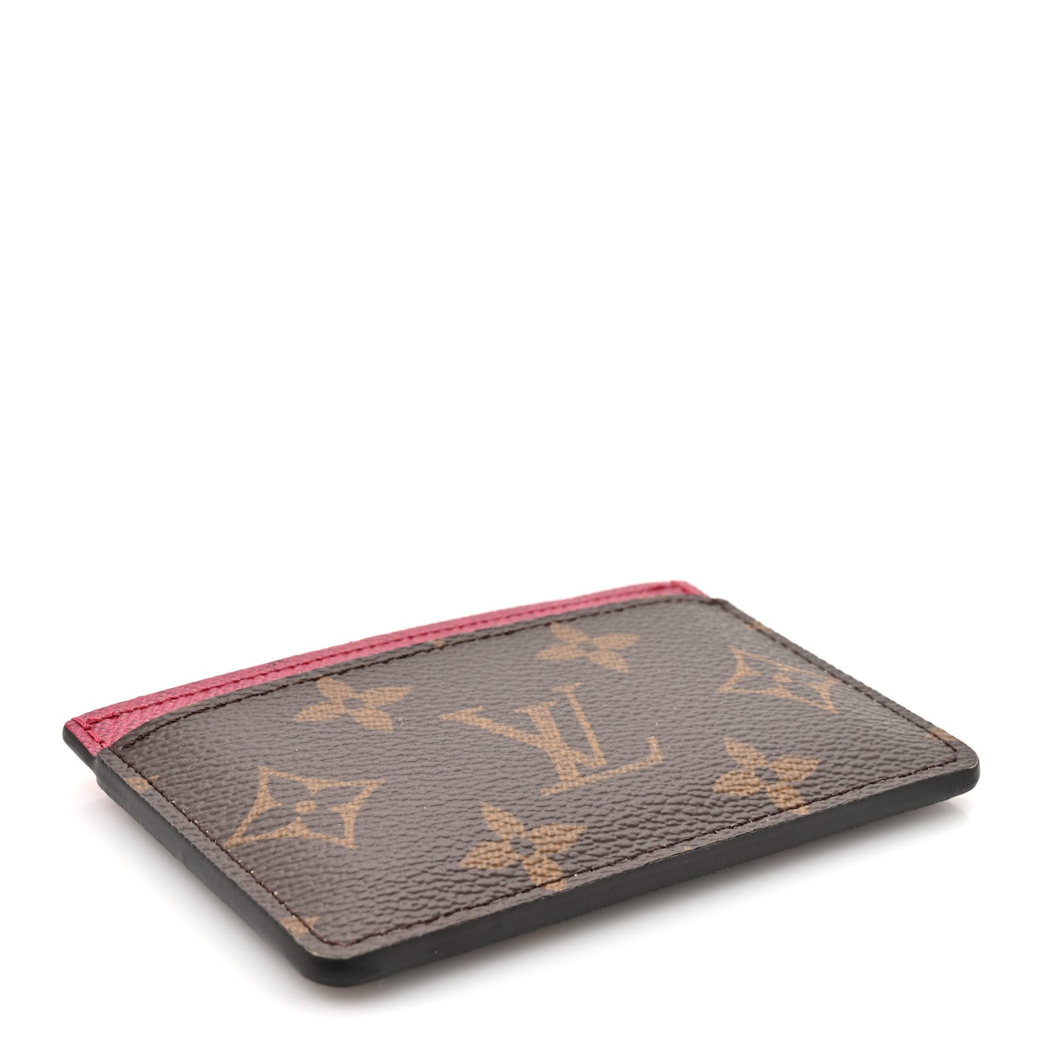 Monogram Card Holder Fuchsia