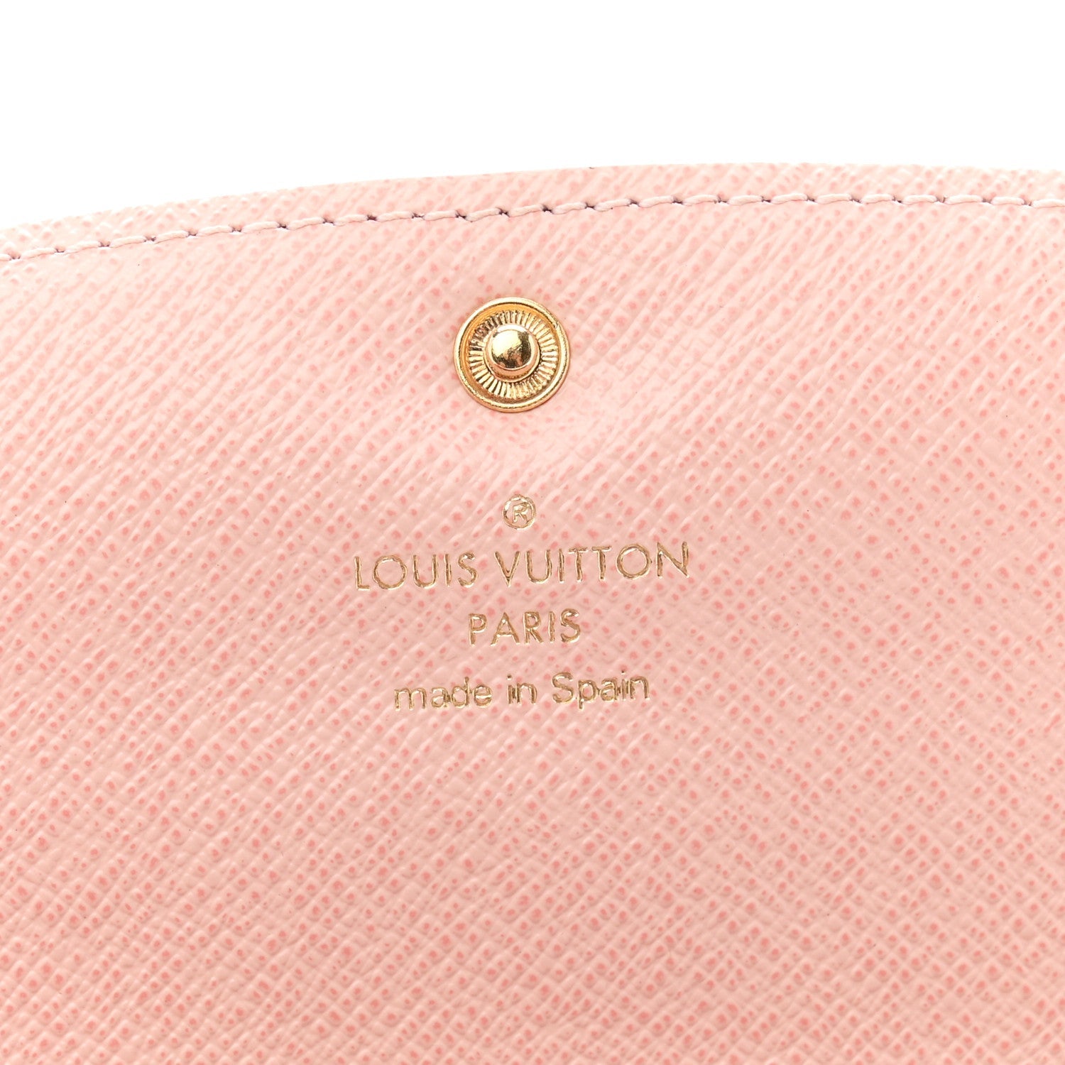 Monogram Emilie Wallet Rose Ballerine