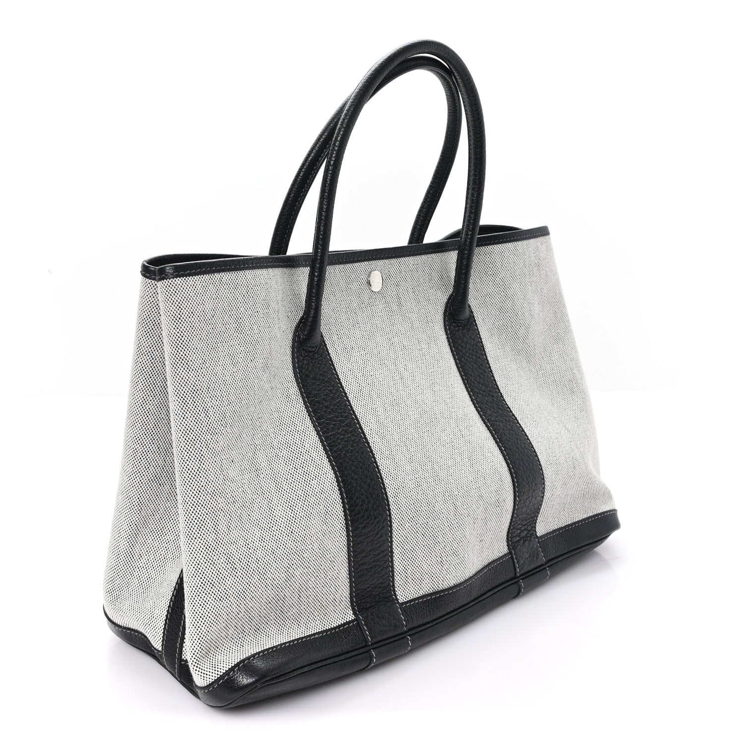 Toile Buffle Skipper Garden Party 36 MM Tote Black