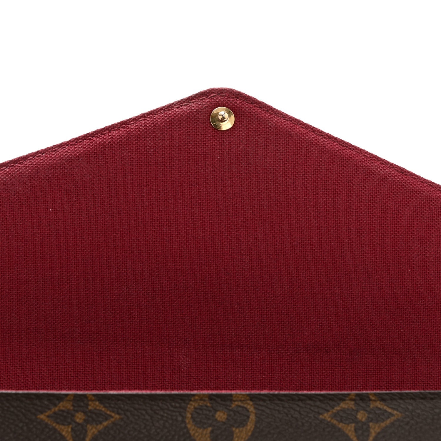 Monogram Pochette Felicie Chain Wallet Fuchsia