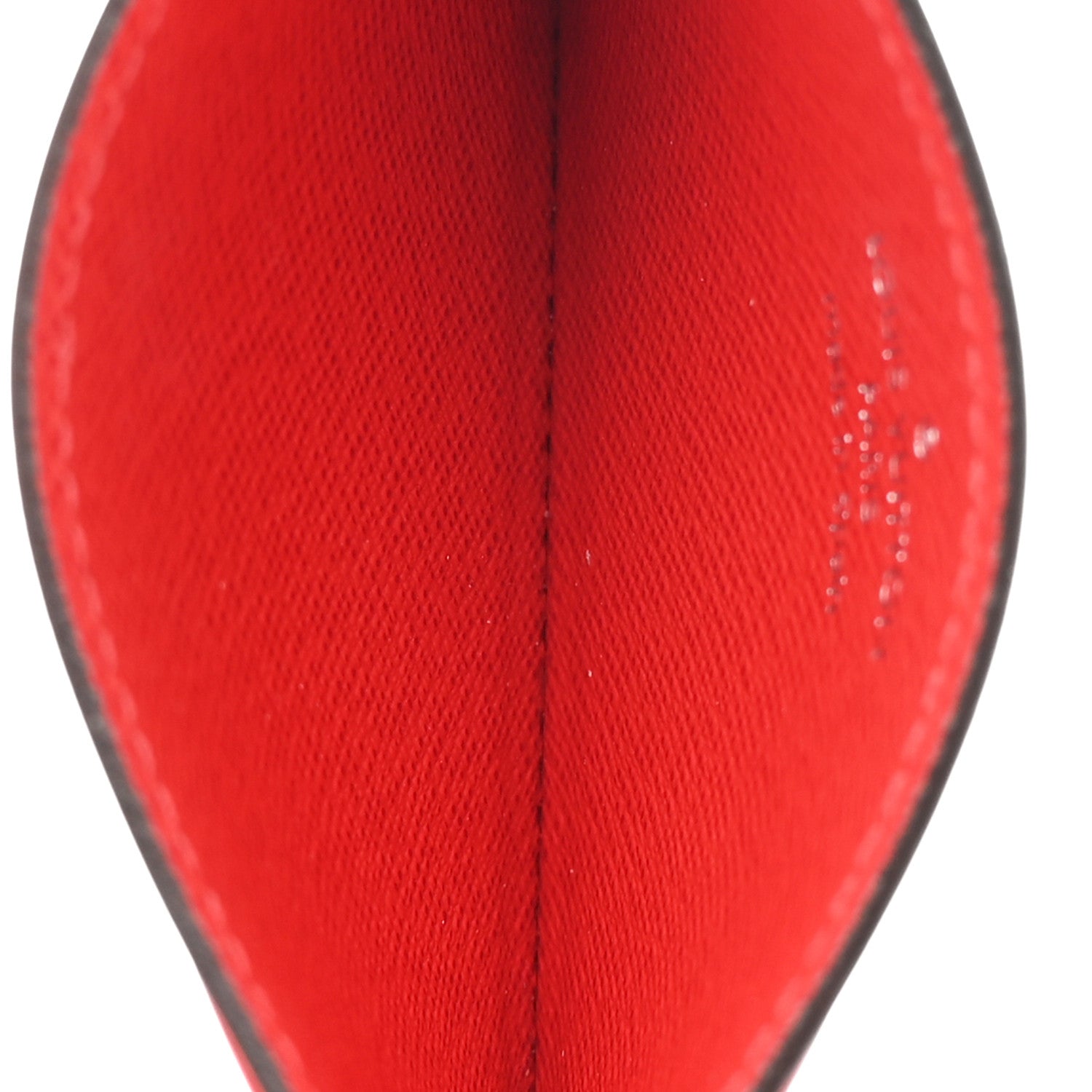 Epi Card Holder Coquelicot