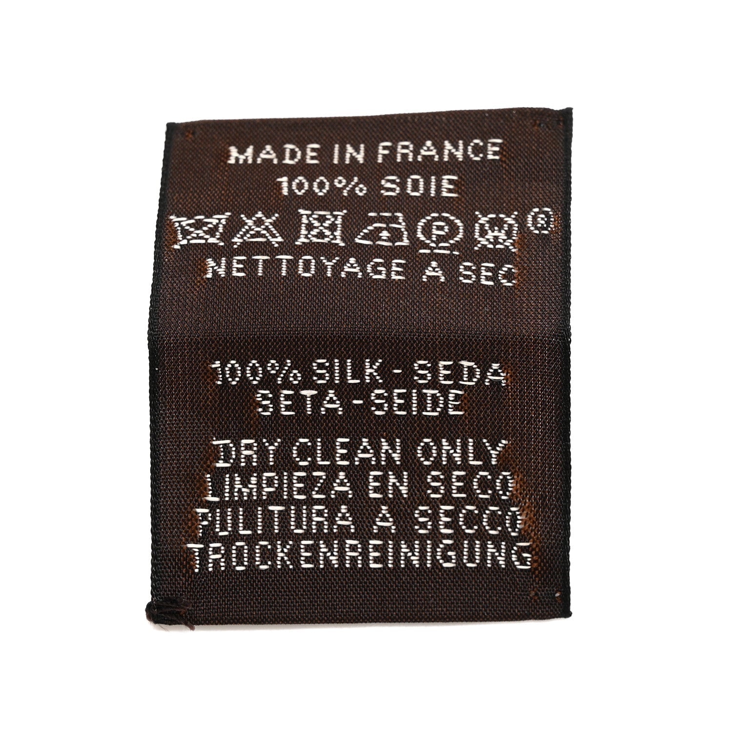 Silk In The Pocket Twilly Beige Orange Sable
