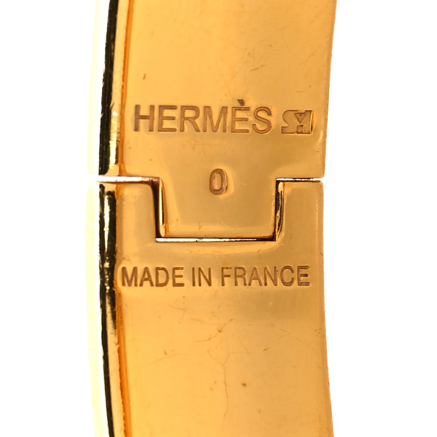 Enamel Narrow Clic Clac H Bracelet PM Black