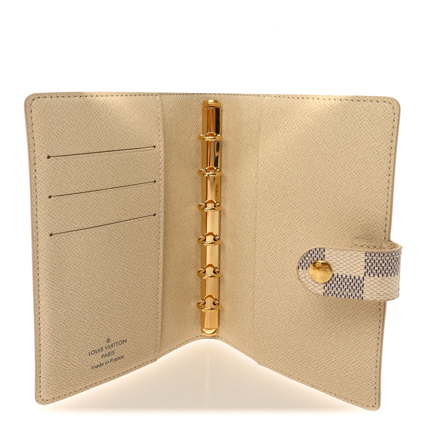 Damier Azur Small Ring Agenda Cover