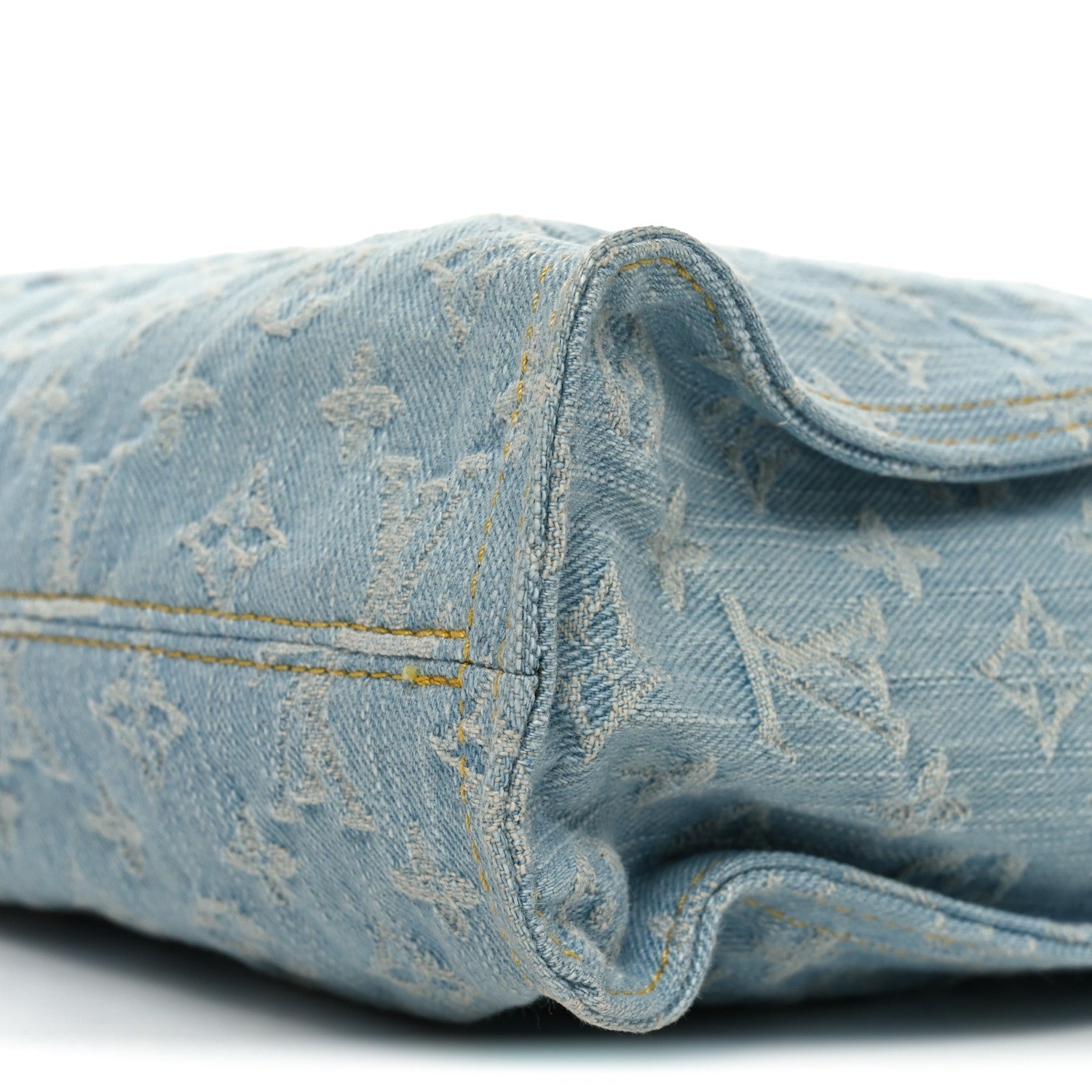 Monogram Washed Denim Let Go PM Sky Blue