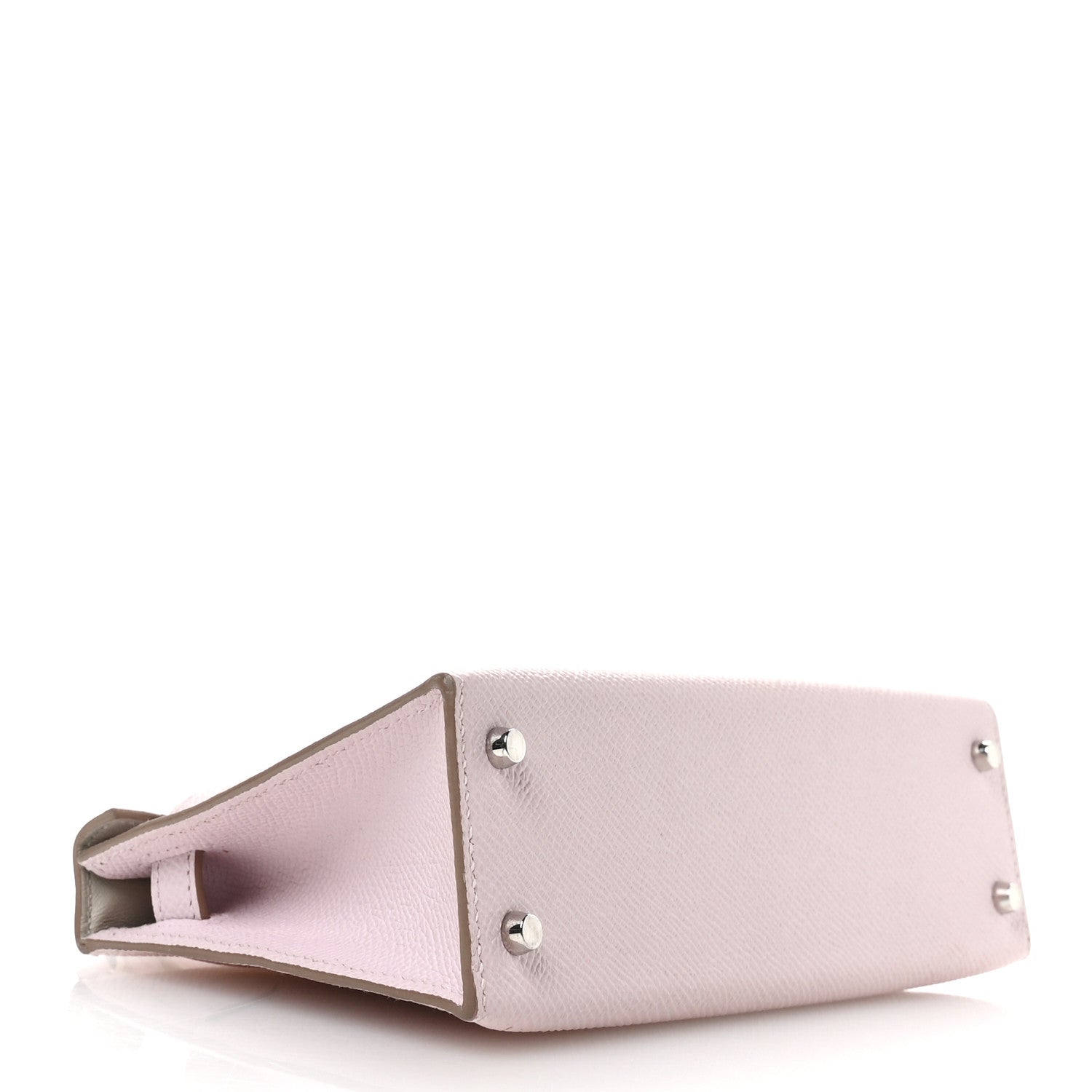 Epsom Horseshoe Mini Kelly Sellier 20 Mauve Pale Gris Perle