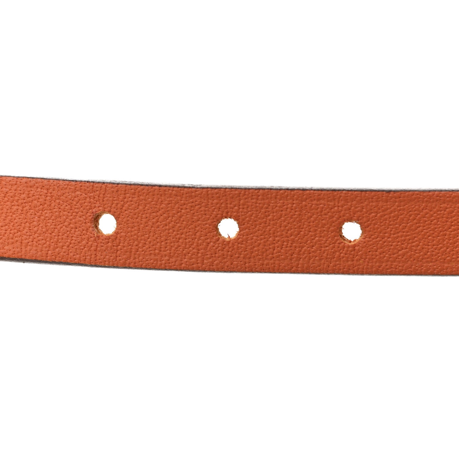 Swift Epsom Behapi Double Tour Reversible Bracelet T4 Orange Gold