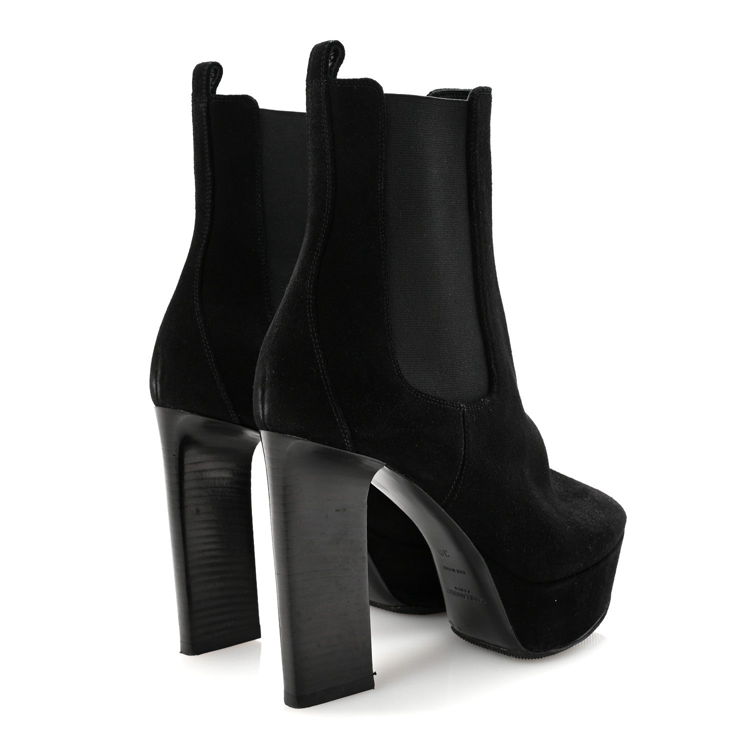 Suede Vika 95 Chelsea Boot 38 Black