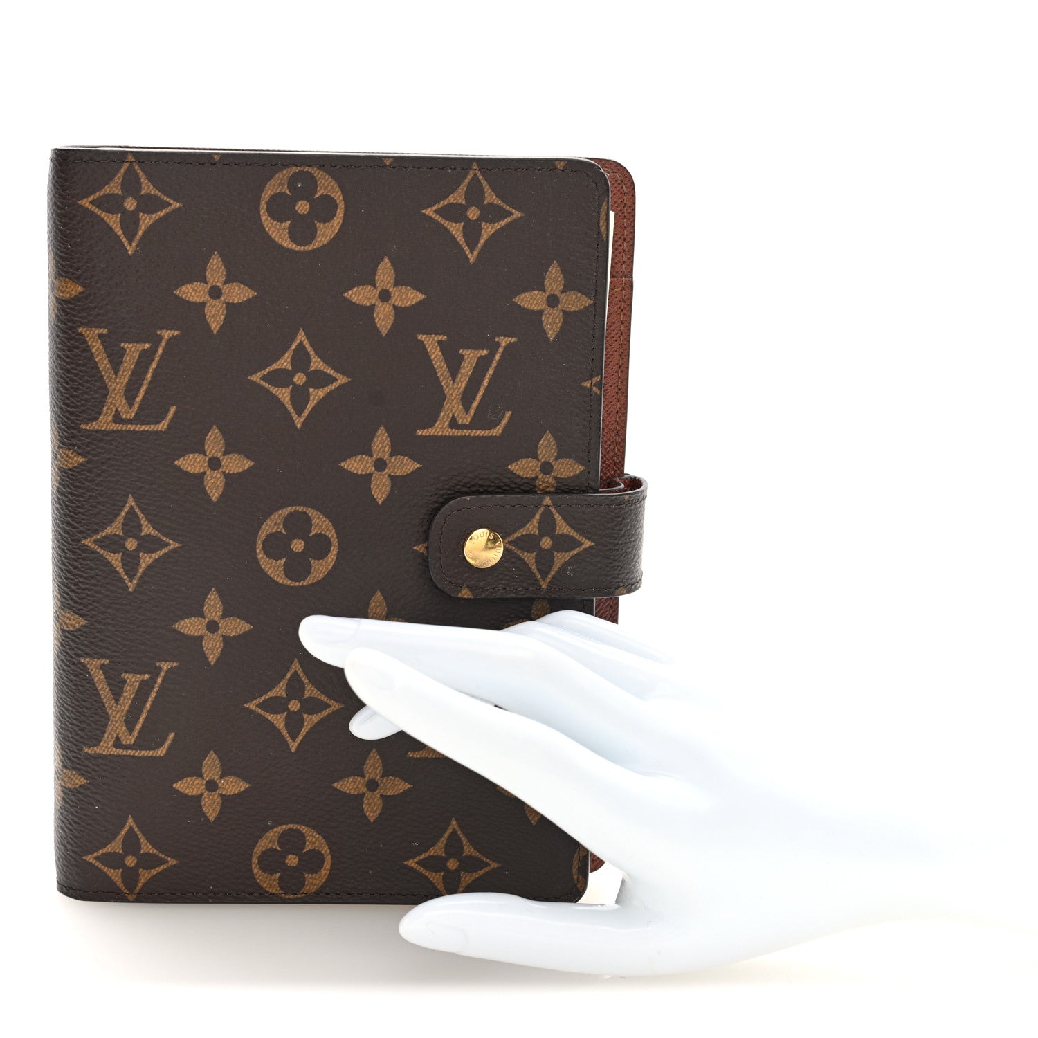 Monogram Medium Ring Agenda Cover