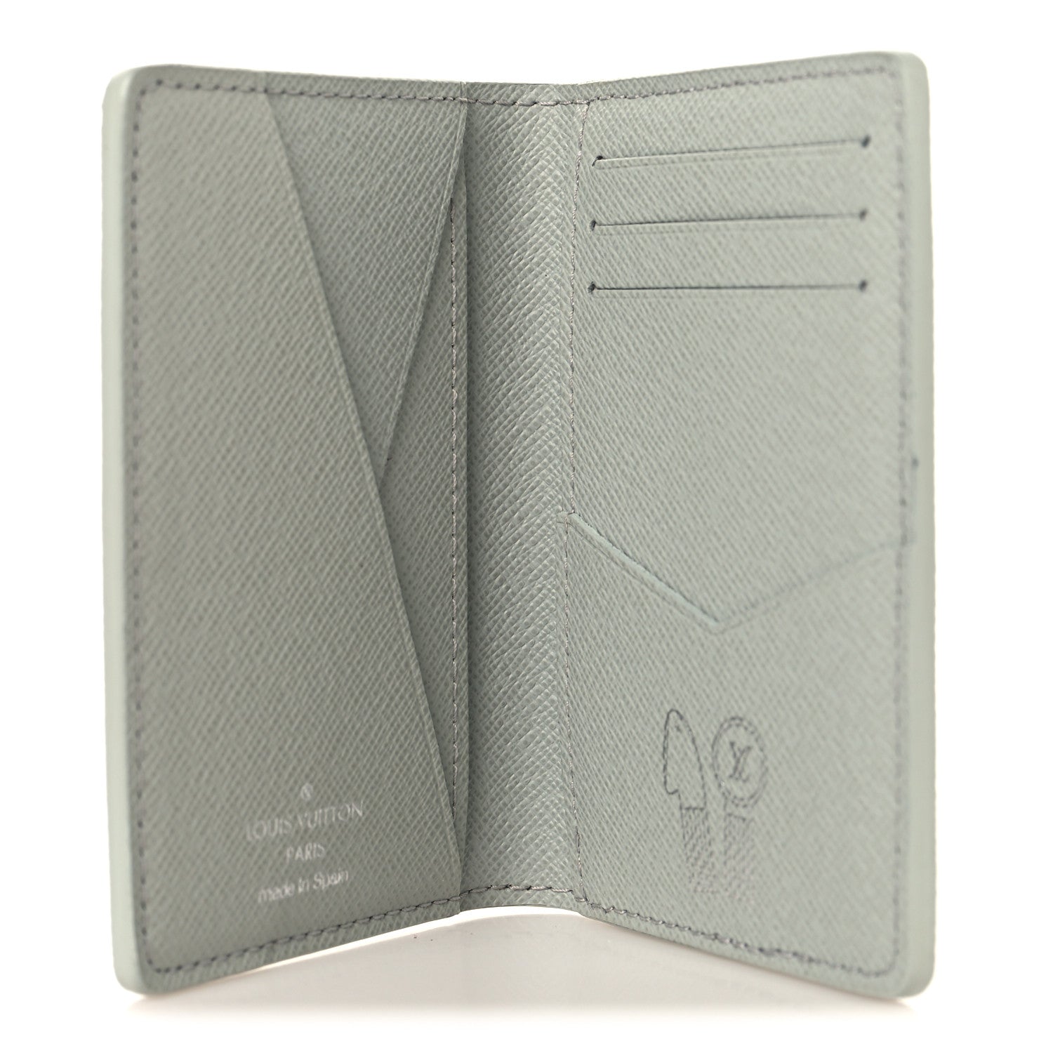 Monogram Pocket Organizer Gradient Grey