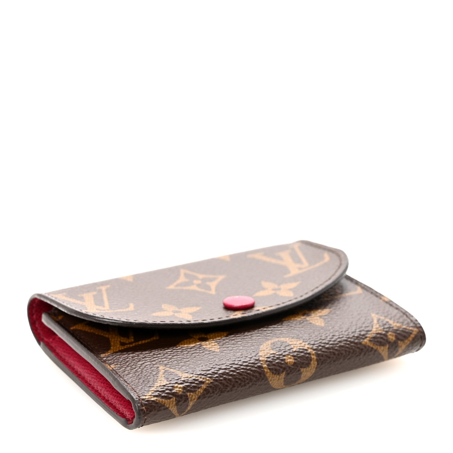 Monogram Rosalie Coin Purse Fuchsia